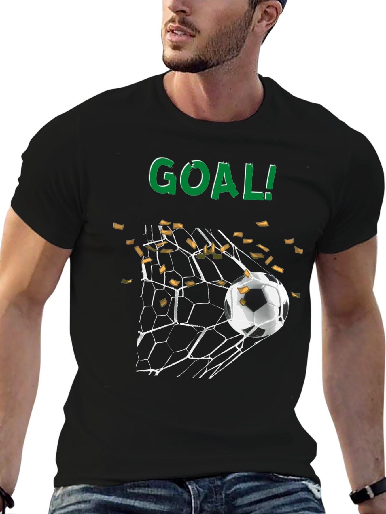 Goal! Graphic T-Shirt for Soccer Fans