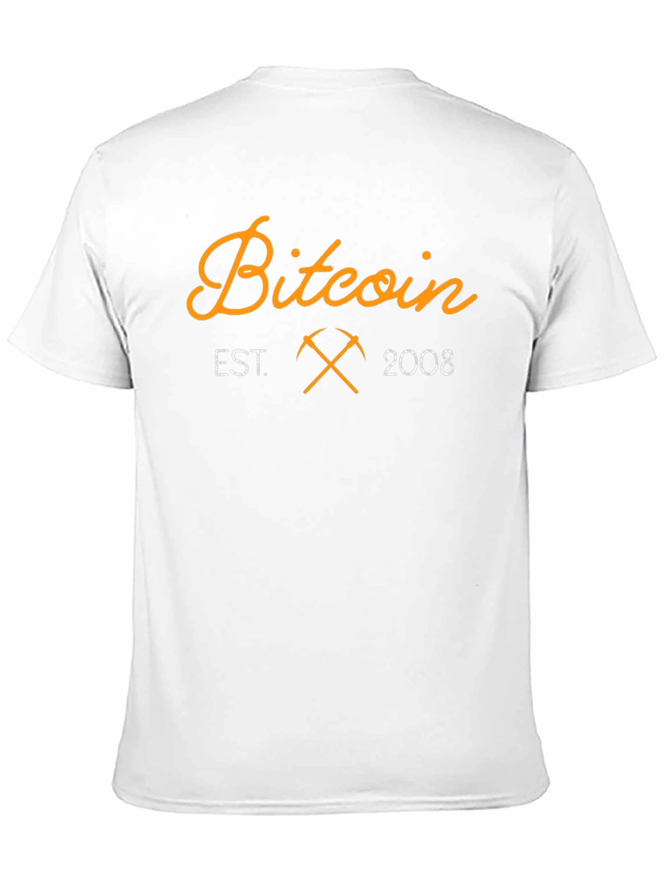 Bitcoin Est. 2008 Black T-Shirt Crypto Mining Tee