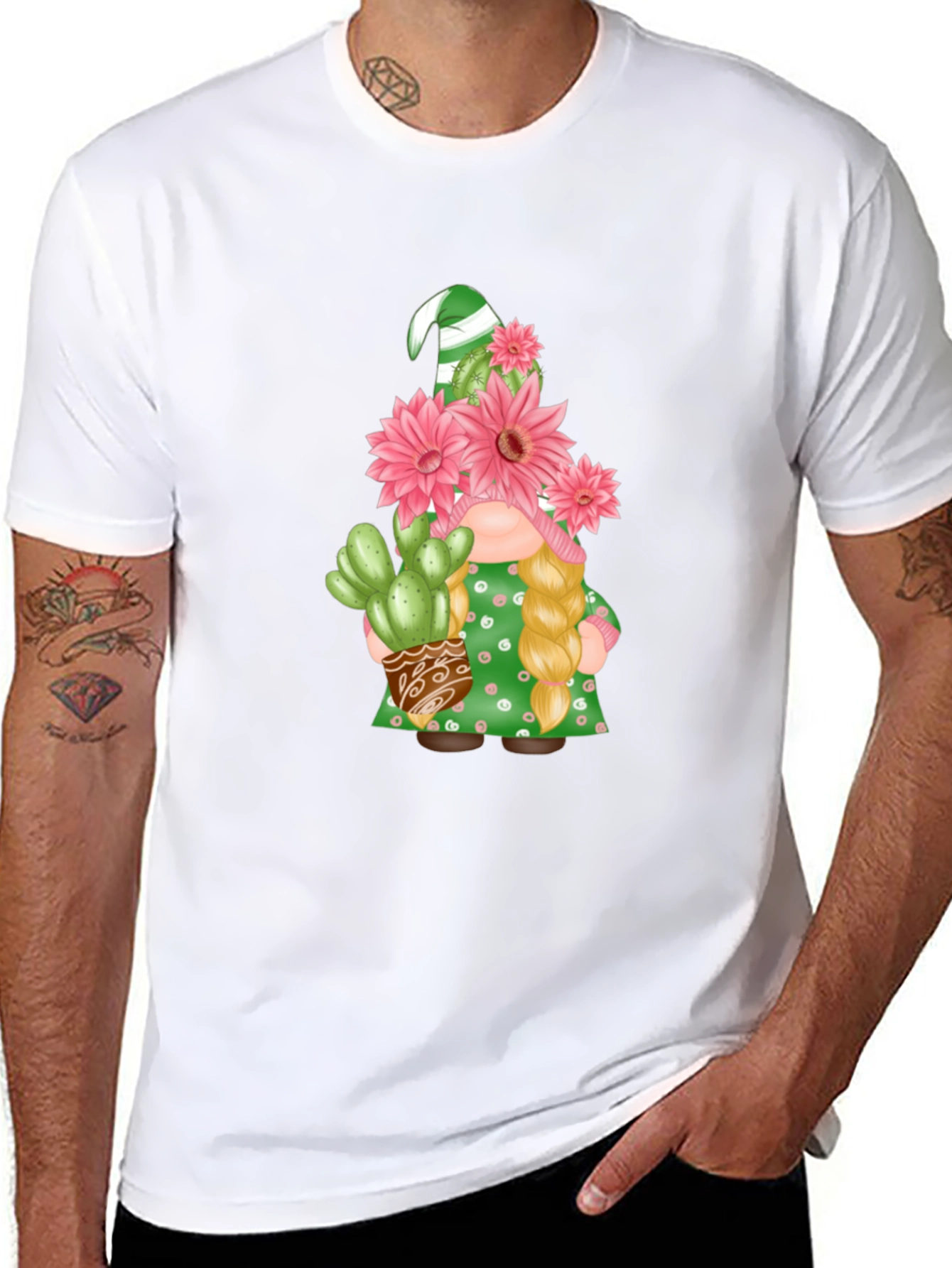 Cactus Gnome Graphic Tee