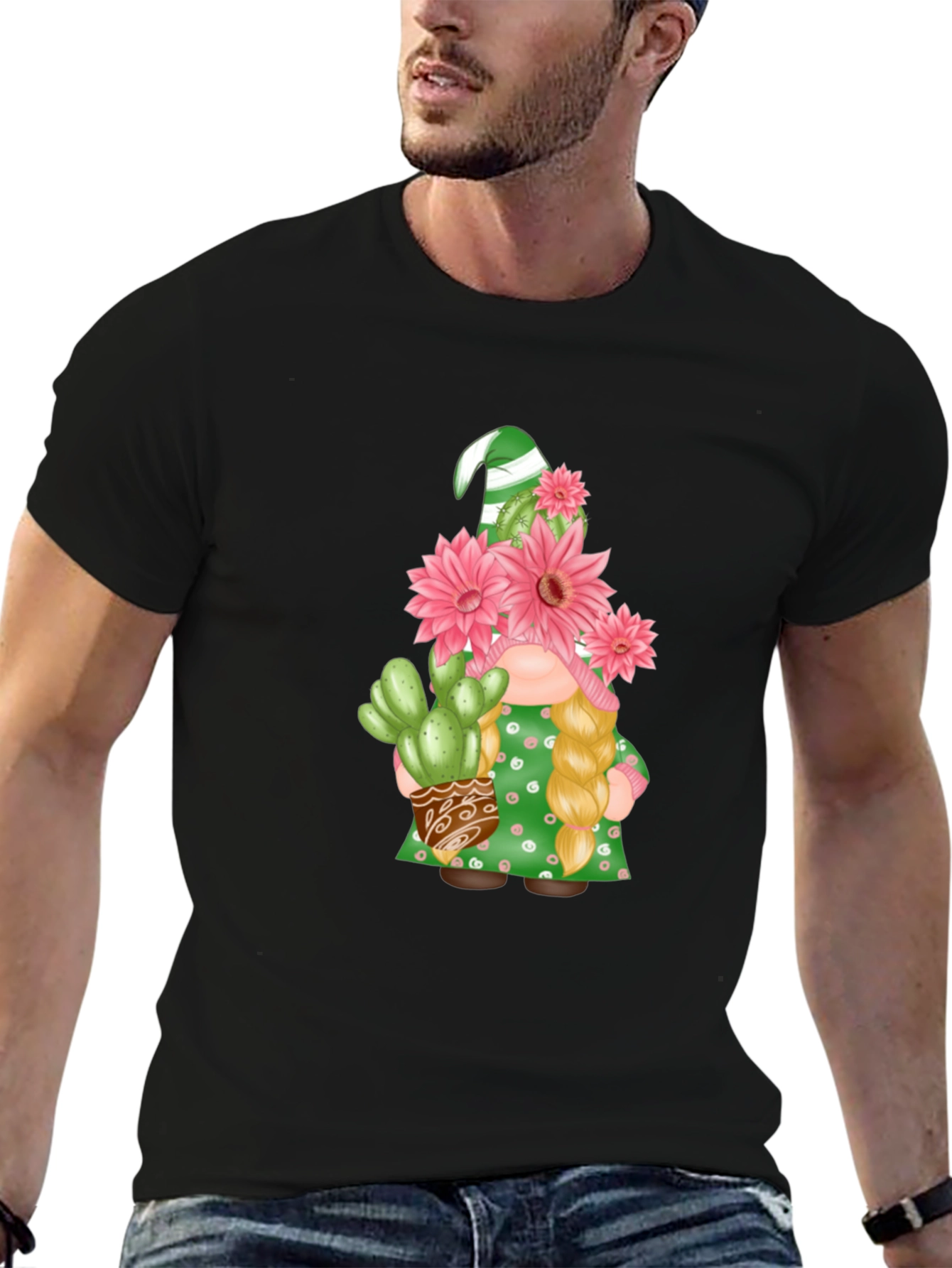 Cactus Gnome Graphic Tee