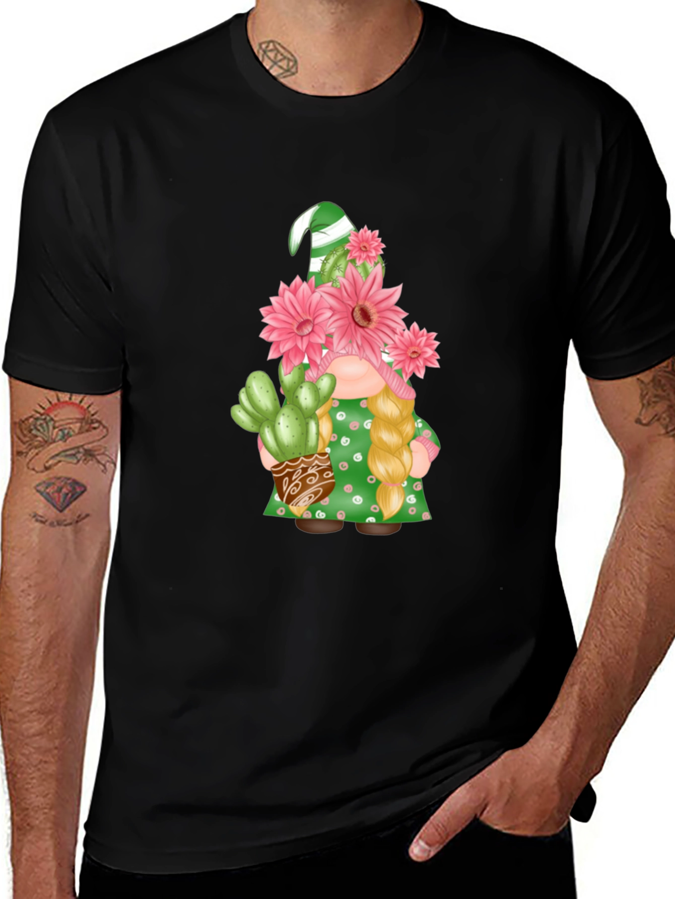 Cactus Gnome Graphic Tee