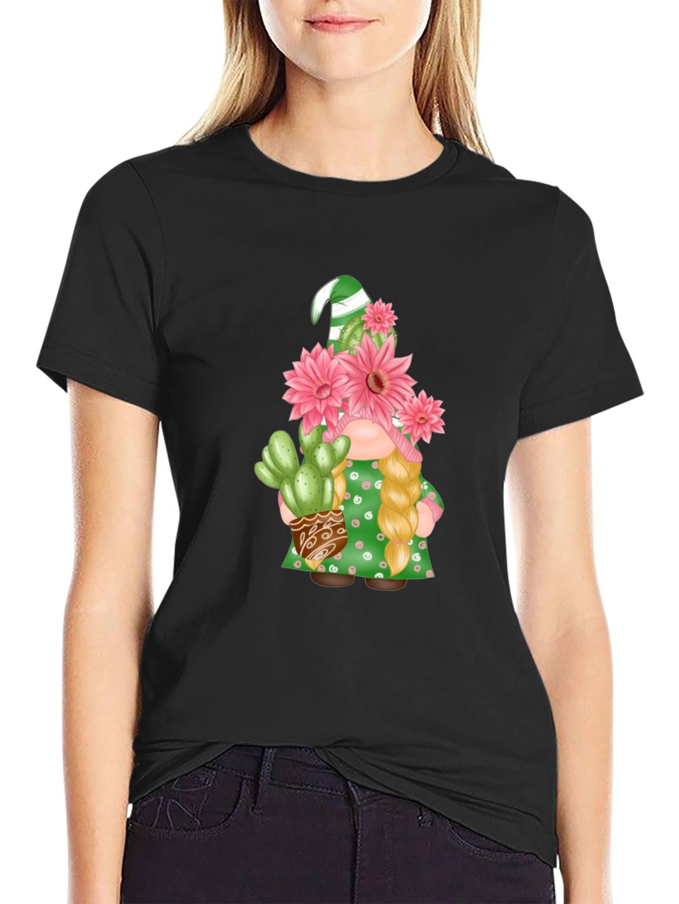 Cactus Gnome Graphic Tee