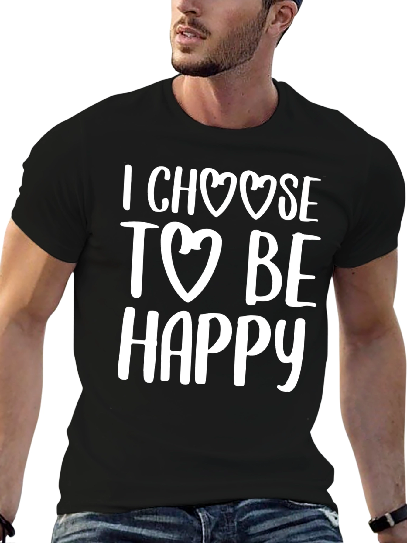 I Choose to Be Happy Graphic T-Shirt