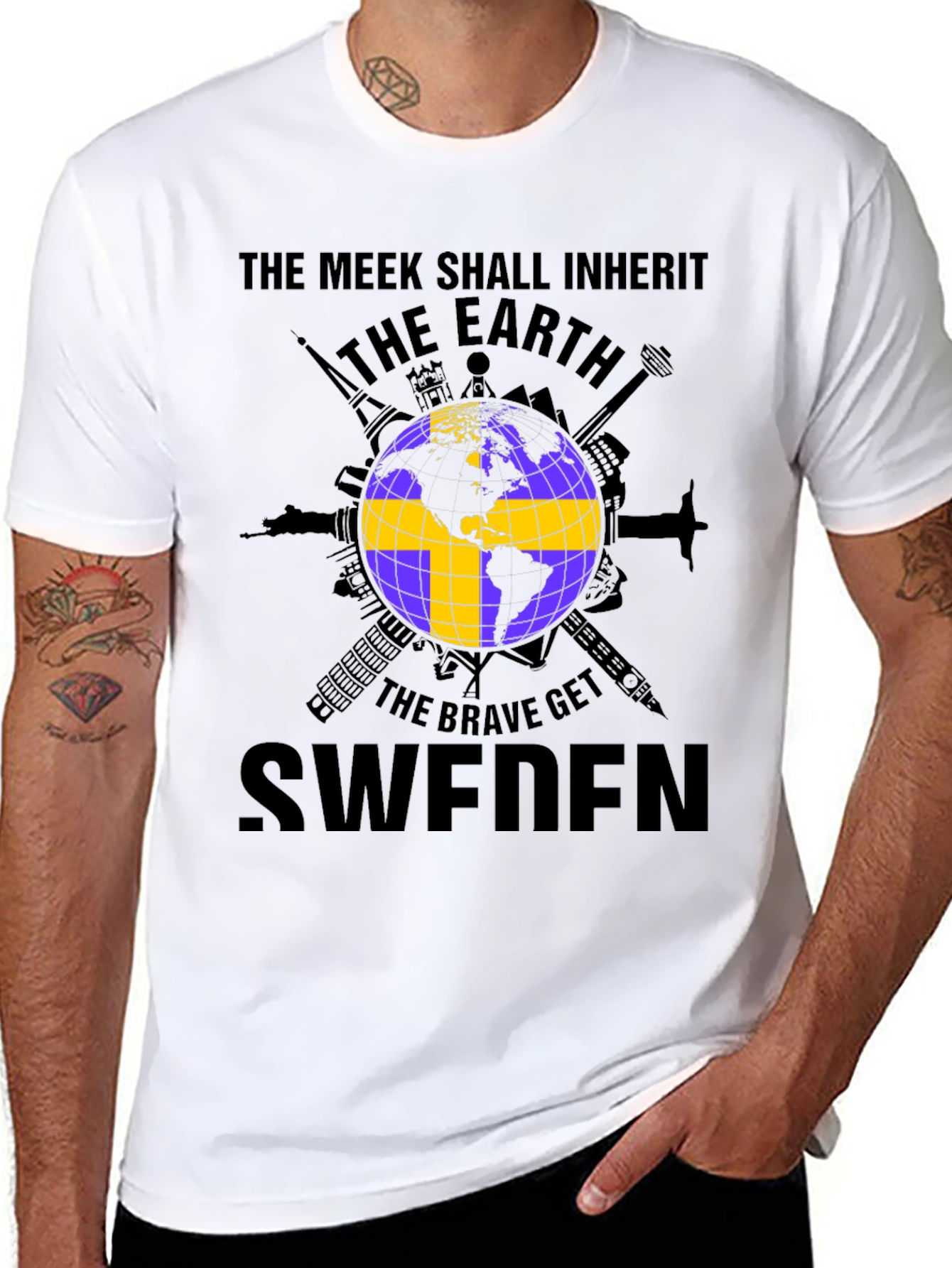 The Meek Shall Inherit Sweden T-Shirt