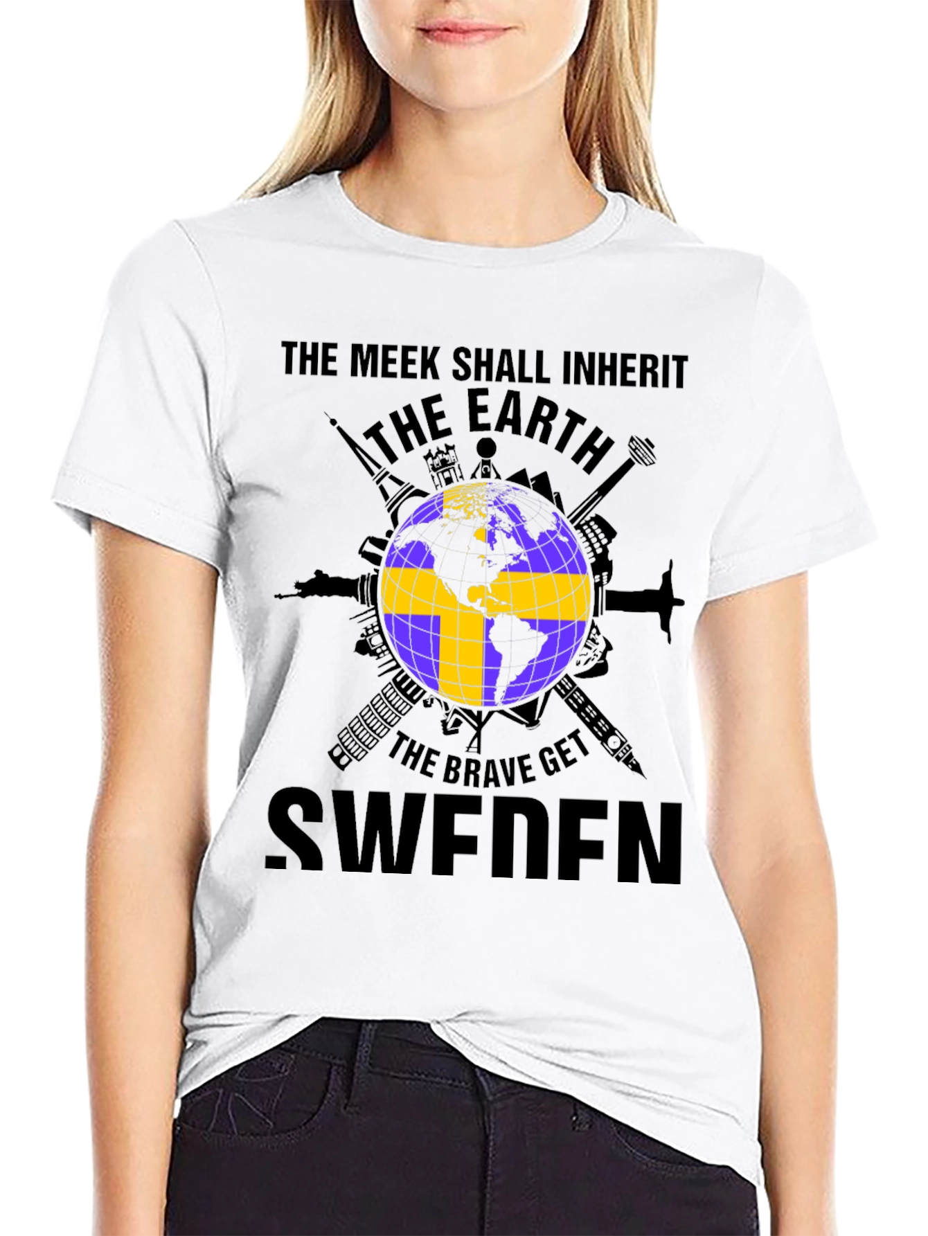 The Meek Shall Inherit Sweden T-Shirt