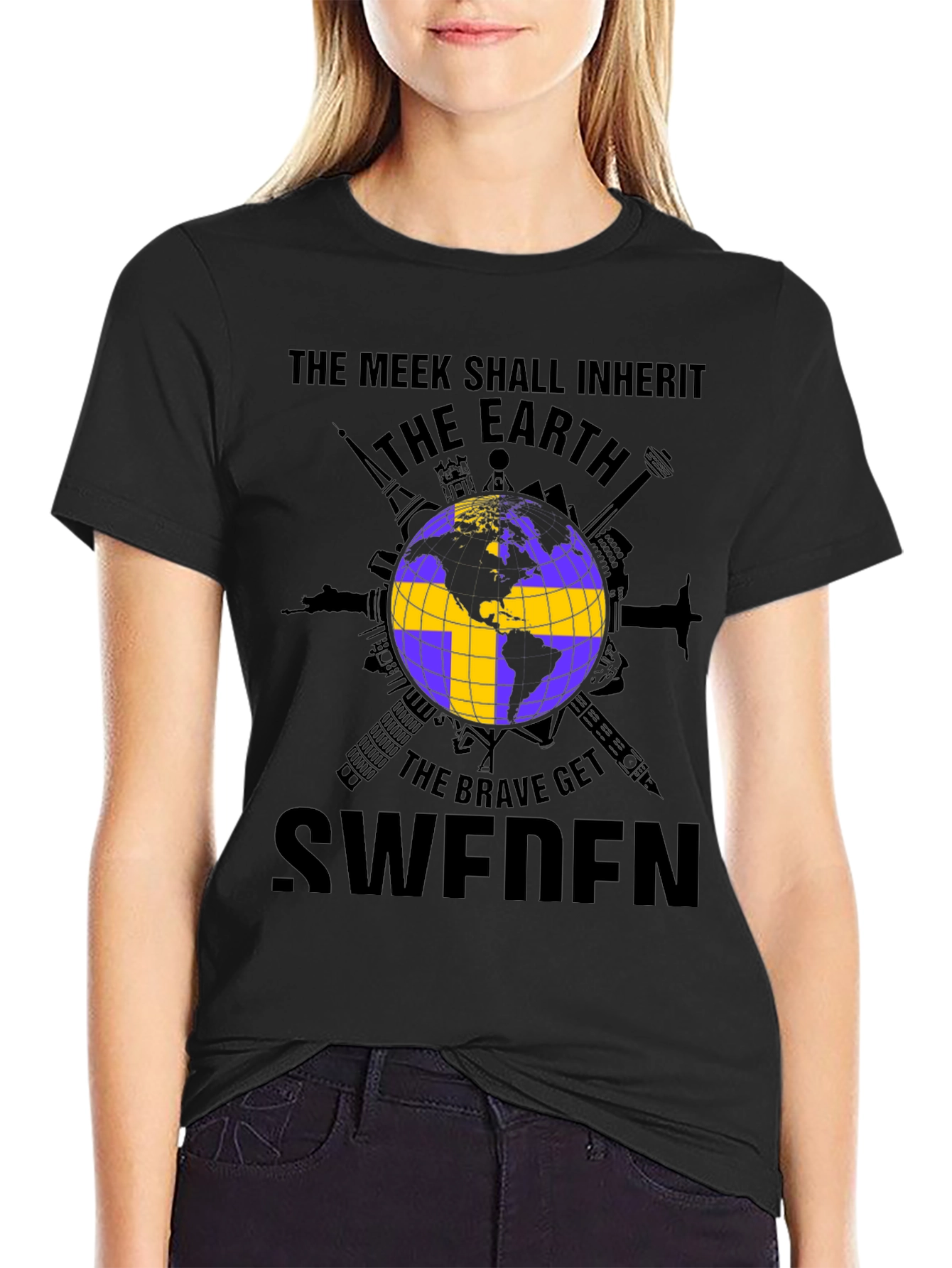 The Meek Shall Inherit Sweden T-Shirt