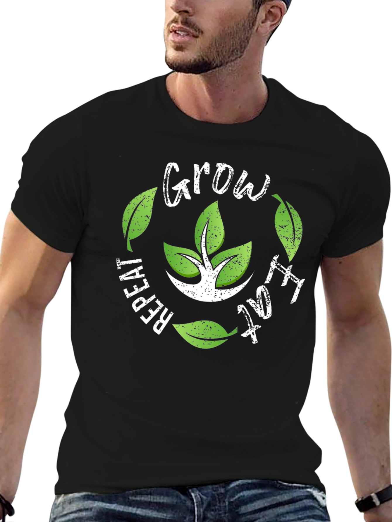 Grow Eat Repeat Graphic Tee - Unisex