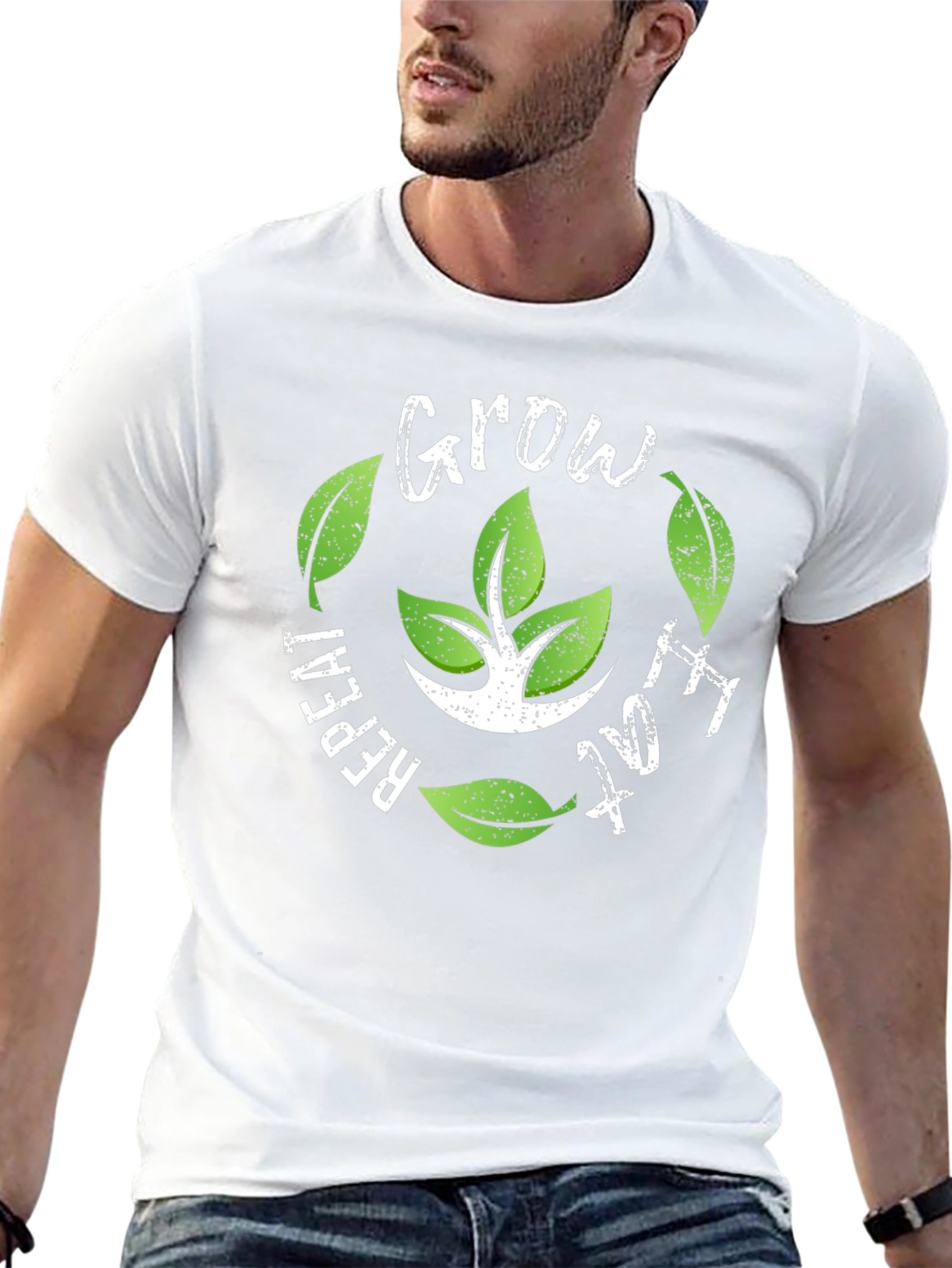 Grow Eat Repeat Graphic Tee - Unisex