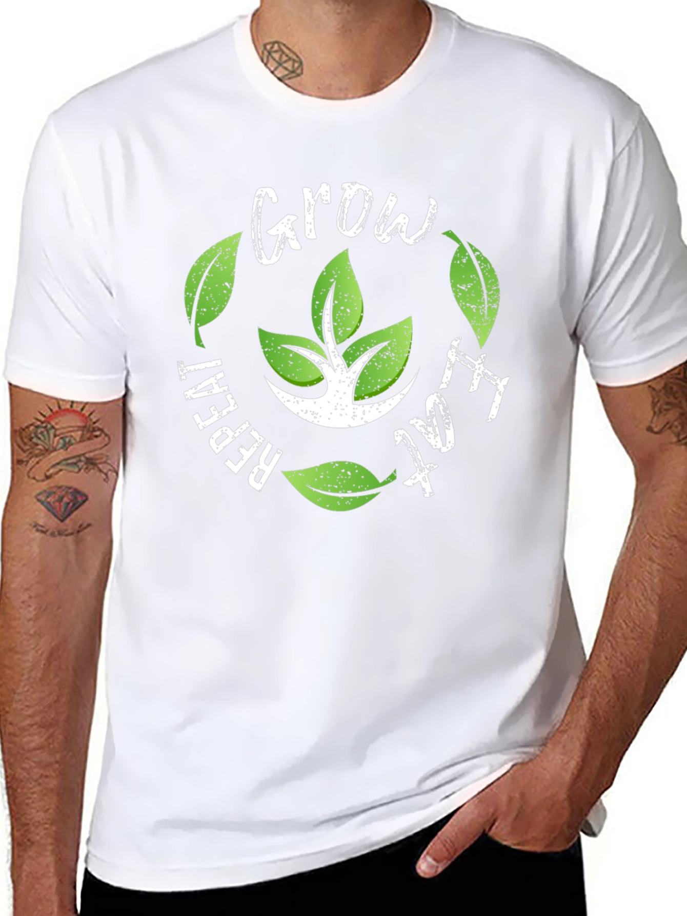 Grow Eat Repeat Graphic Tee - Unisex
