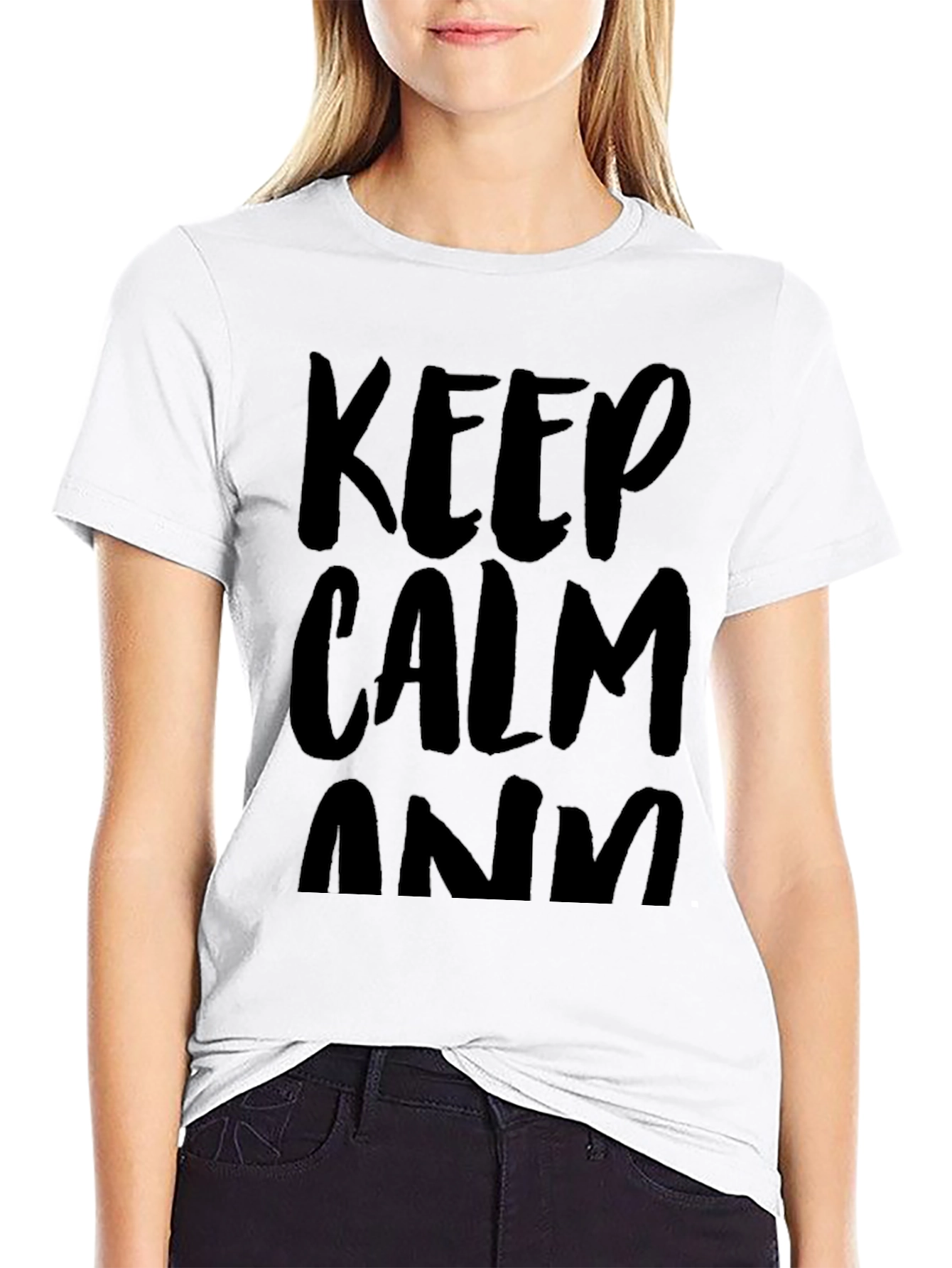 Keep Calm Black T-Shirt