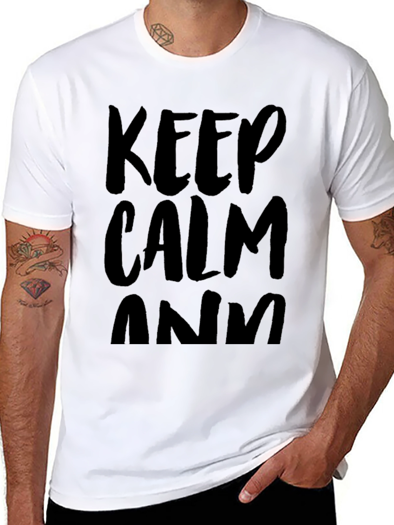 Keep Calm Black T-Shirt
