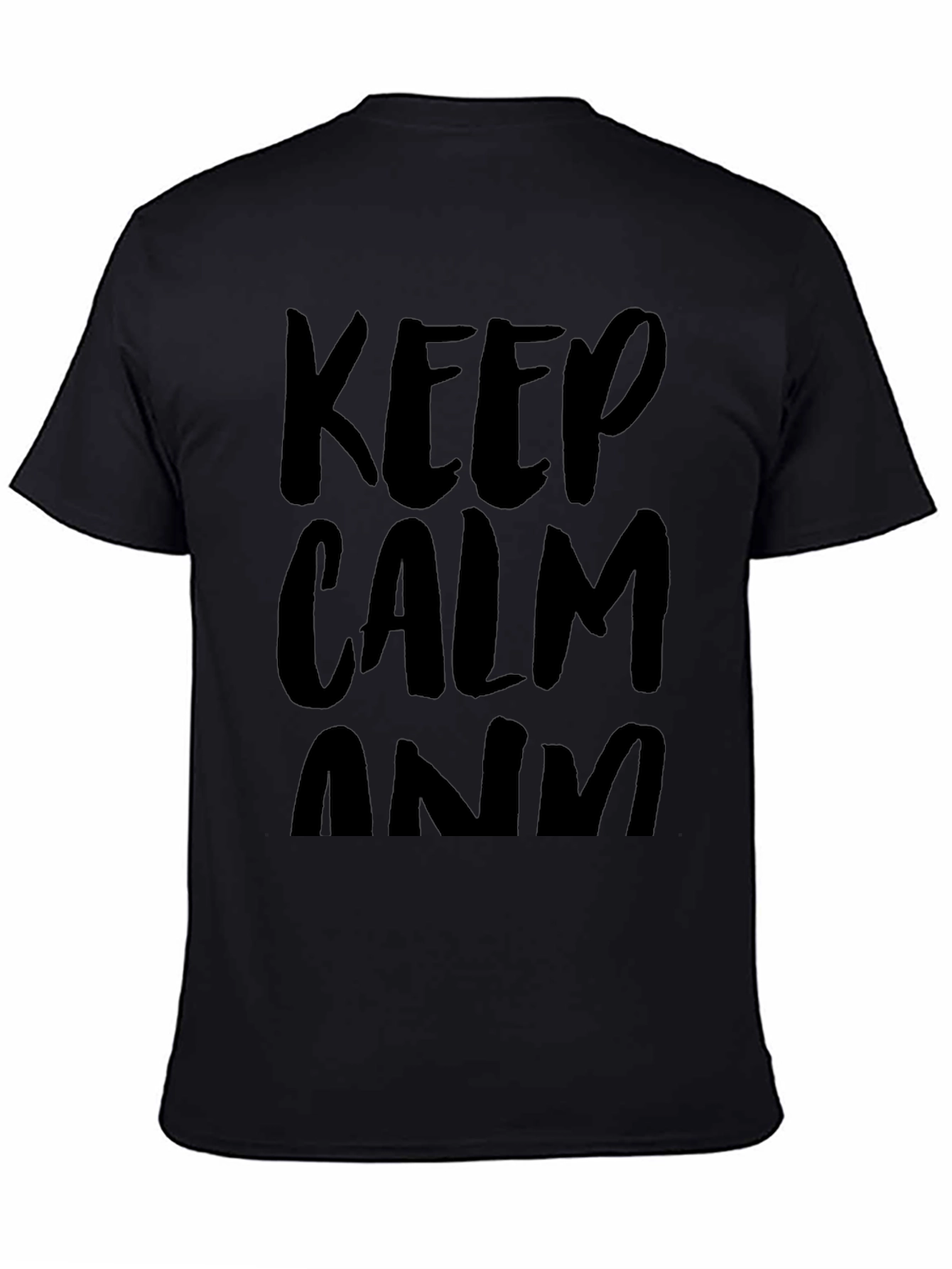 Keep Calm Black T-Shirt
