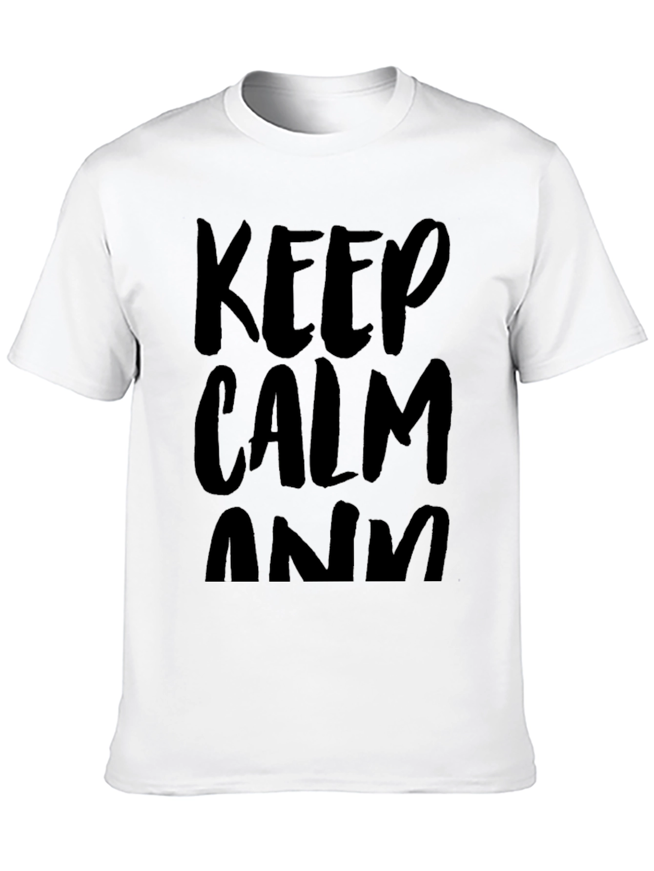 Keep Calm Black T-Shirt