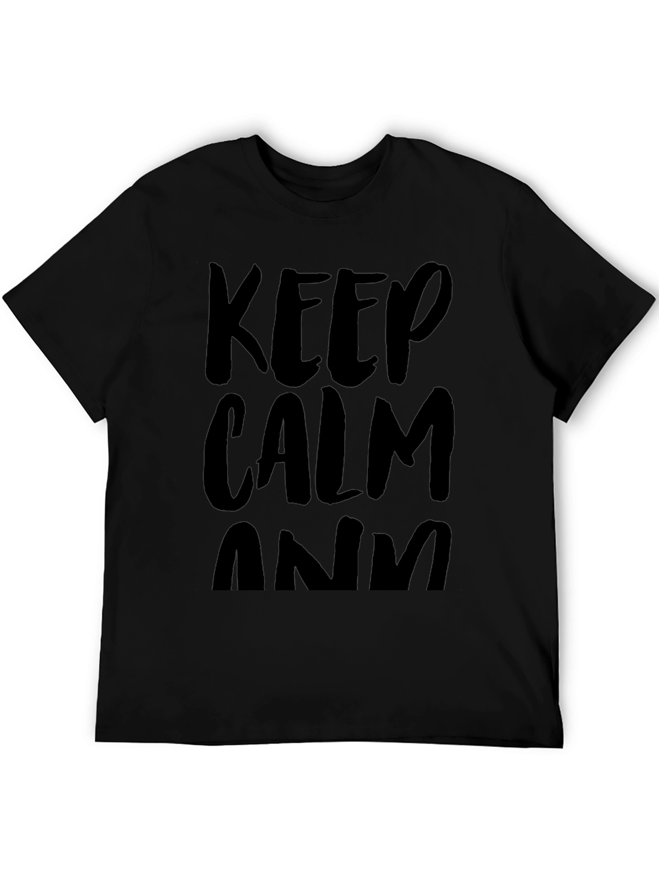 Keep Calm Black T-Shirt