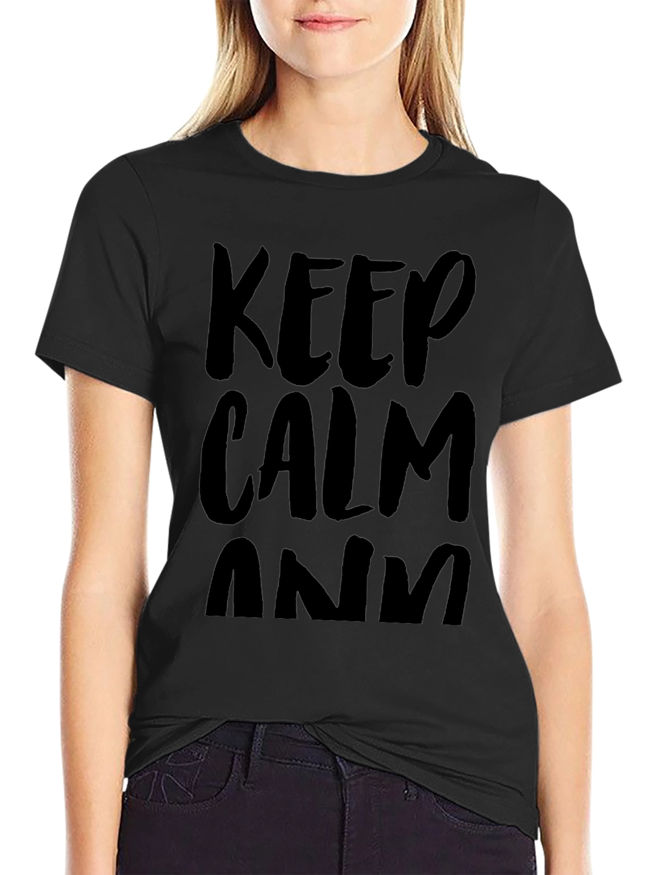 Keep Calm Black T-Shirt