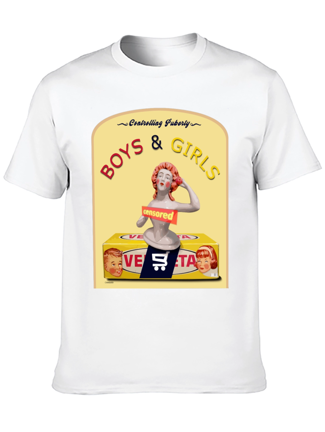 Boys & Girls Controlling Puberty Graphic Tee