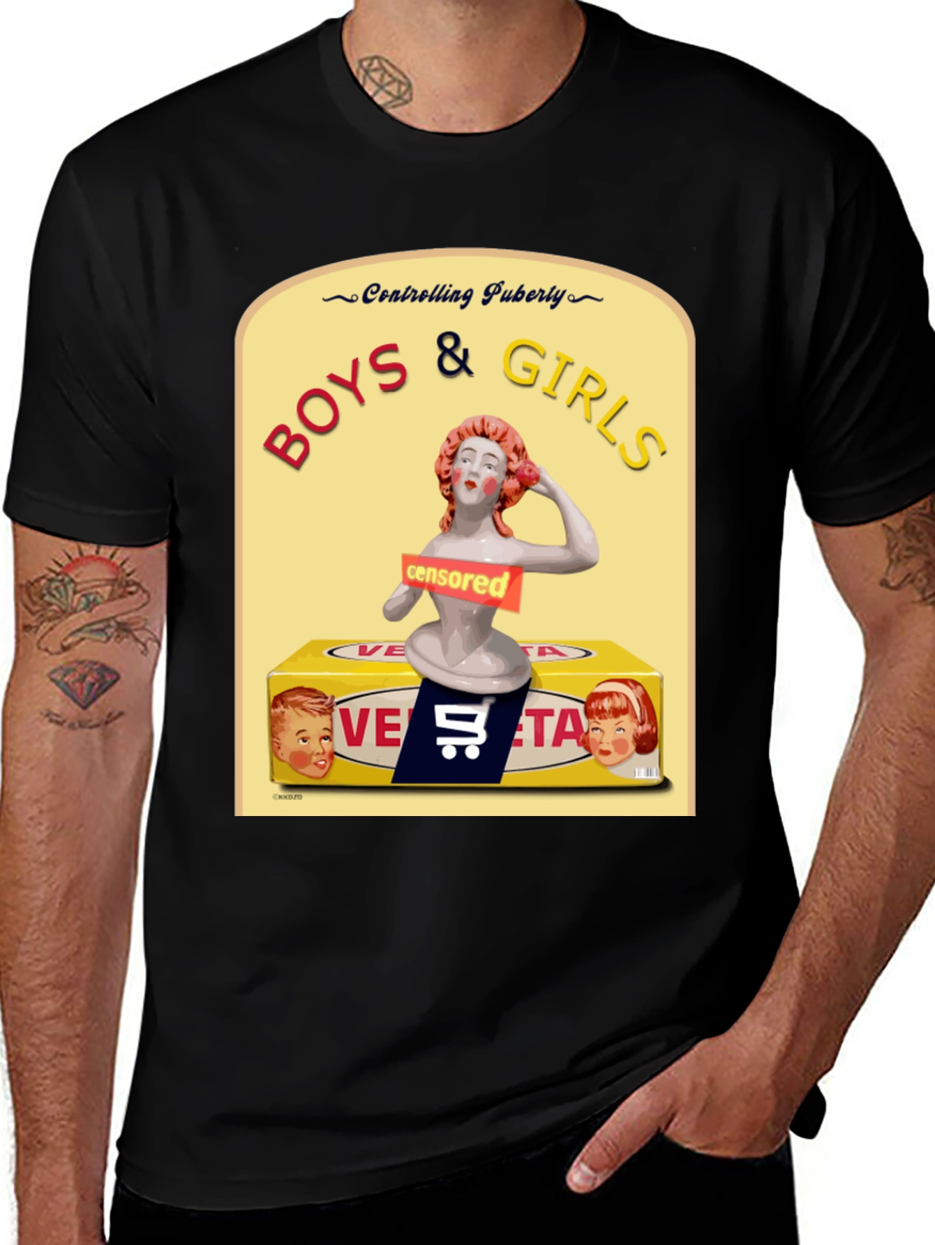 Boys & Girls Controlling Puberty Graphic Tee