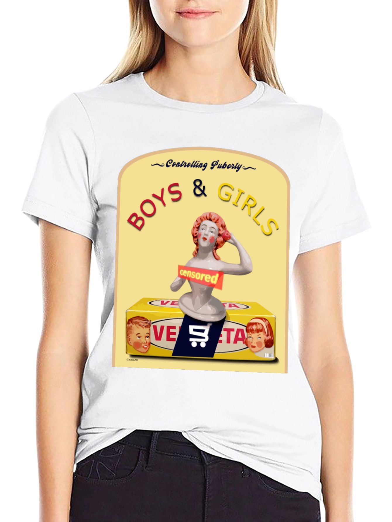 Boys & Girls Controlling Puberty Graphic Tee
