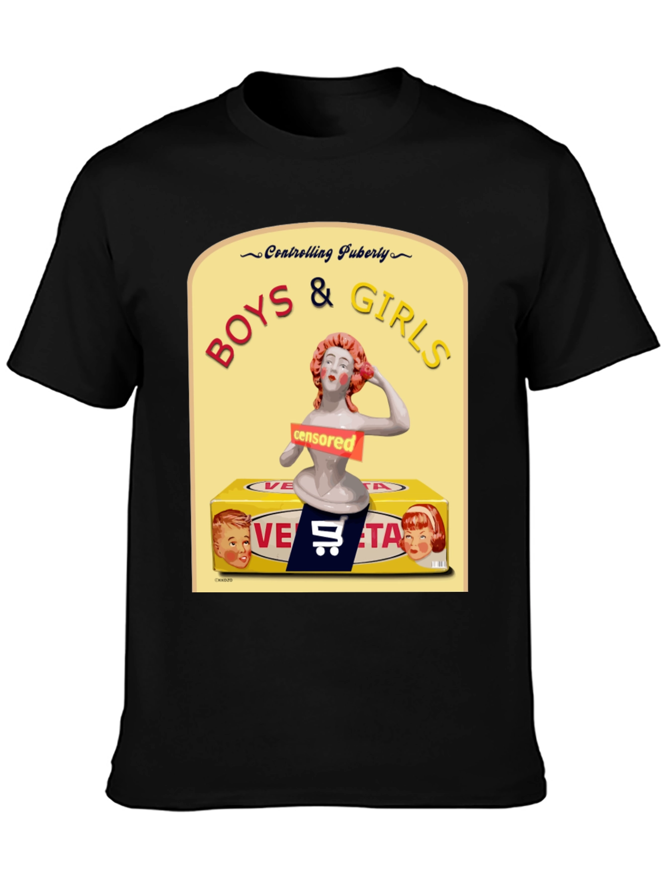 Boys & Girls Controlling Puberty Graphic Tee
