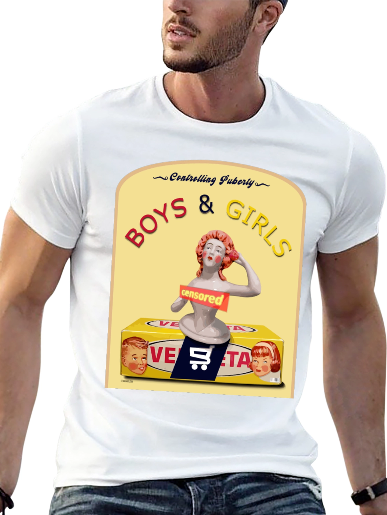 Boys & Girls Controlling Puberty Graphic Tee