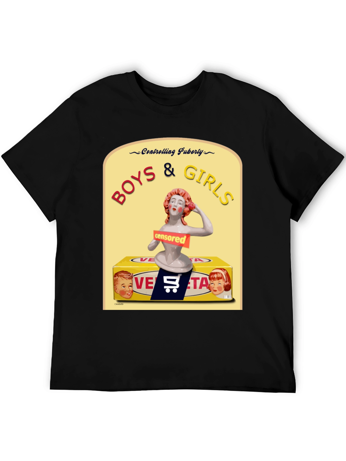 Boys & Girls Controlling Puberty Graphic Tee