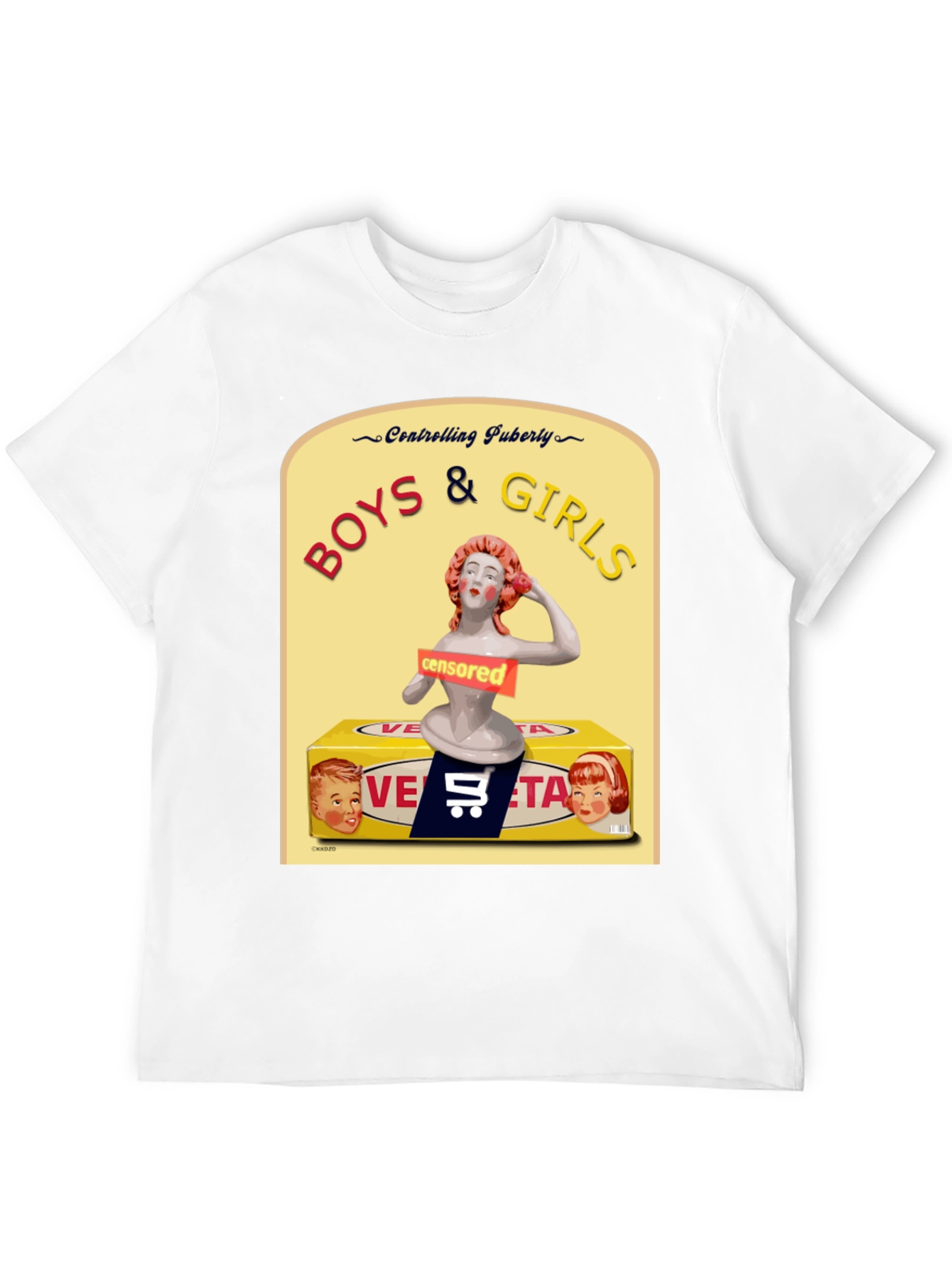 Boys & Girls Controlling Puberty Graphic Tee