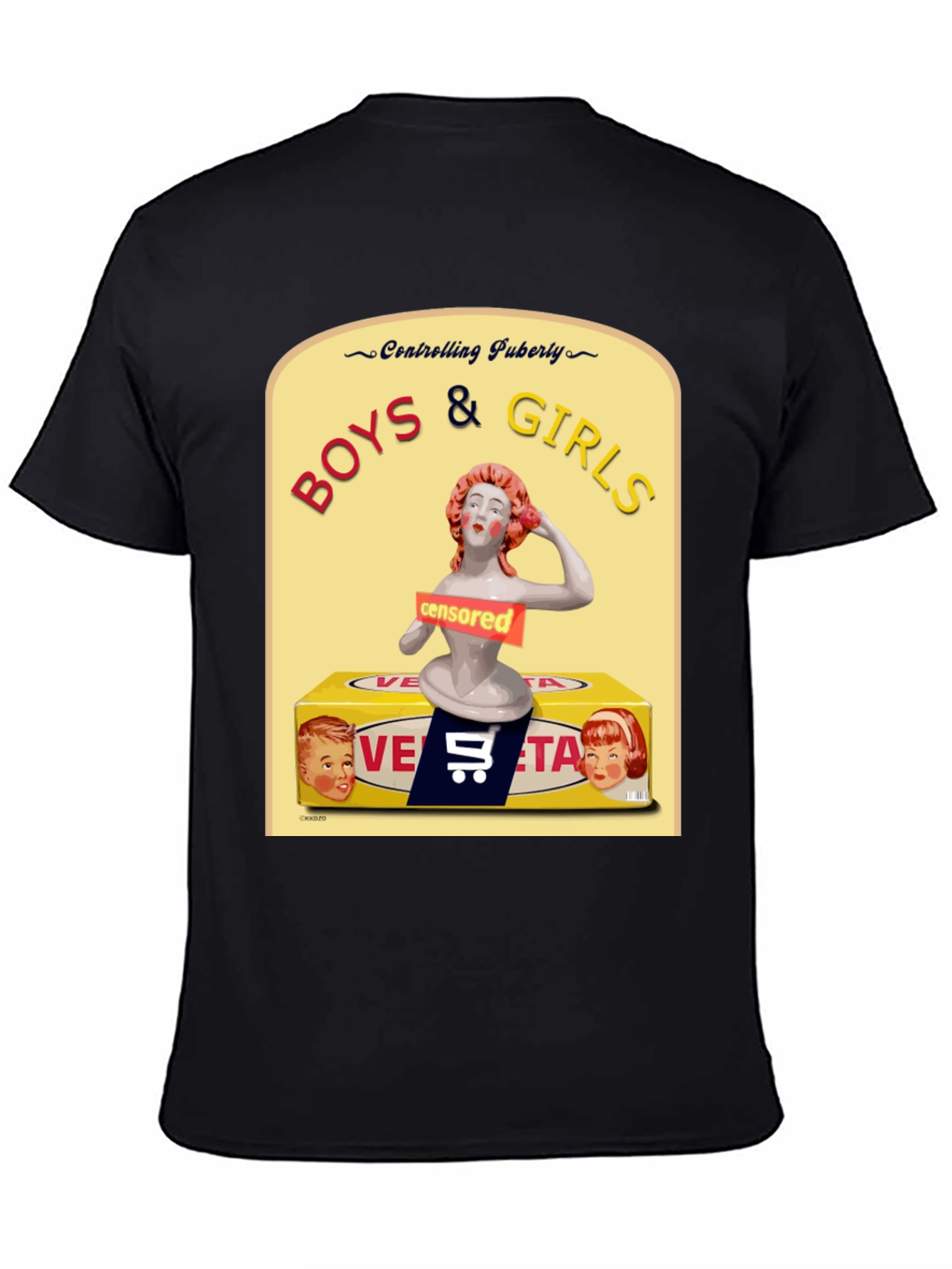 Boys & Girls Controlling Puberty Graphic Tee