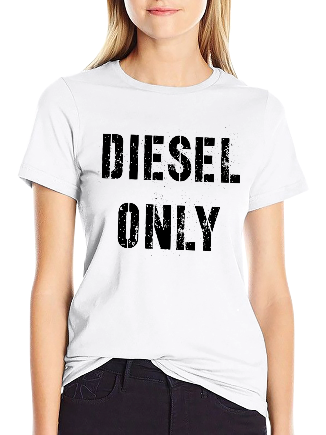 Diesel Only Black Graphic Tee