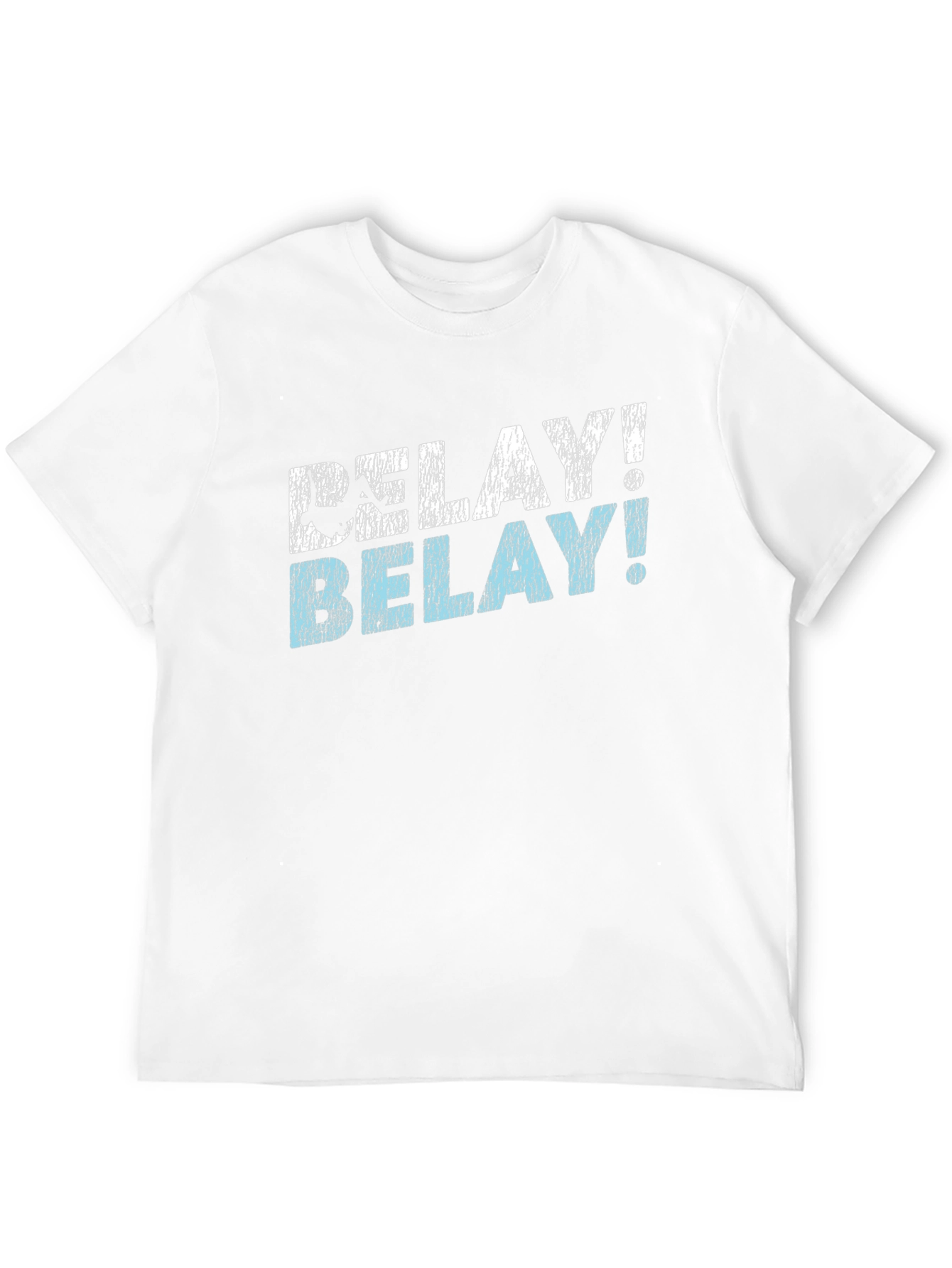 Belay! Climbing T-Shirt - Black Graphic Tee