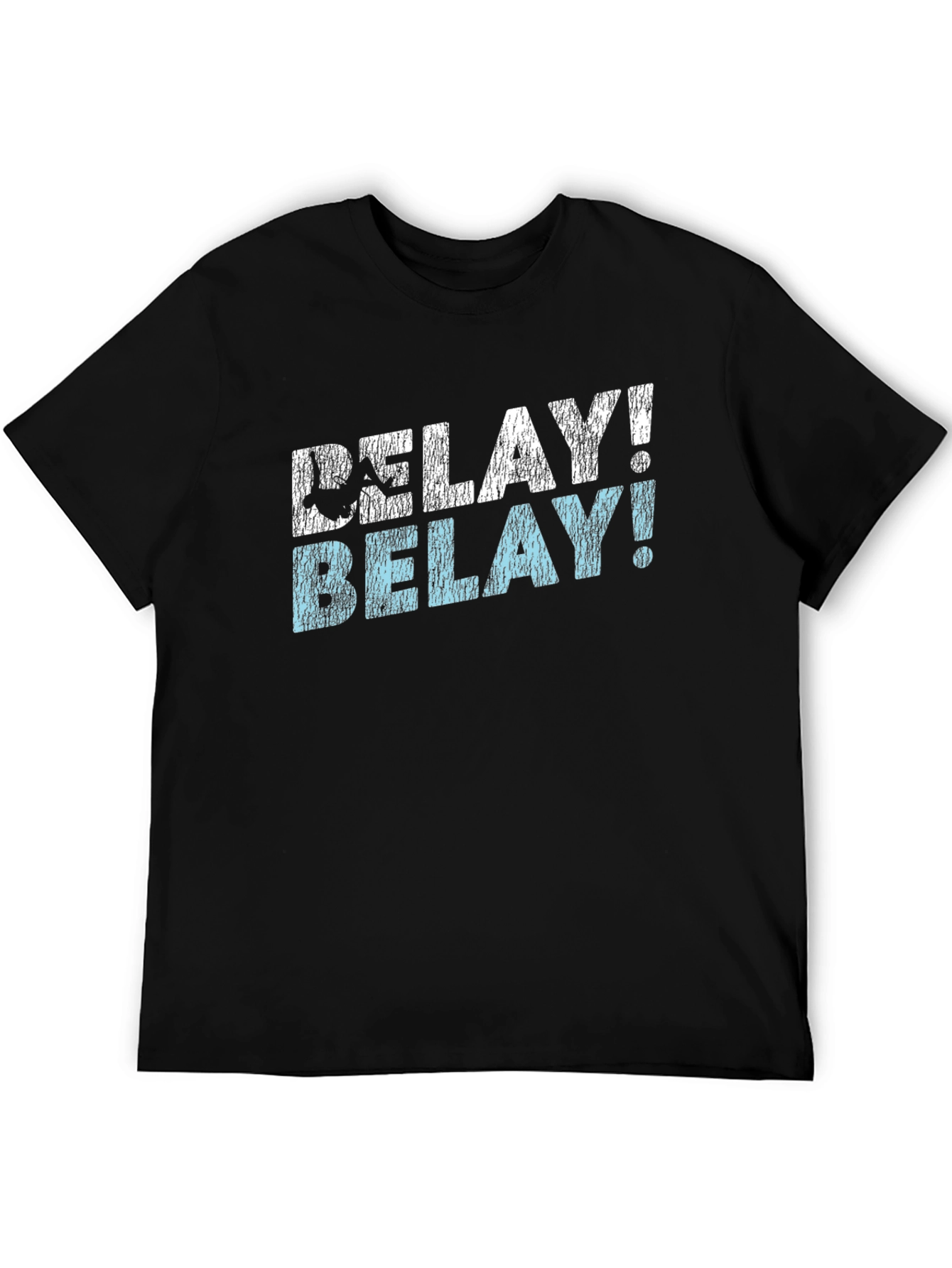 Belay! Climbing T-Shirt - Black Graphic Tee