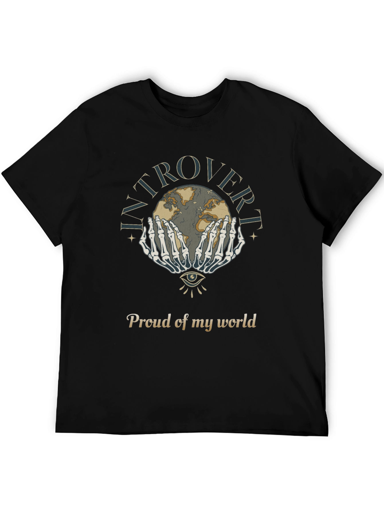 Introvert Proud World Graphic T-Shirt