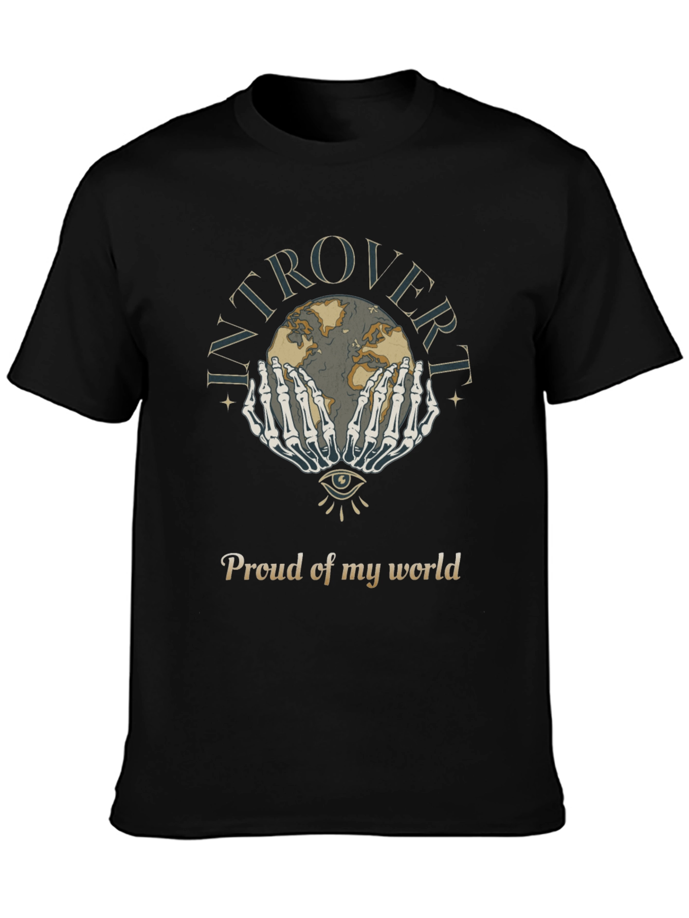 Introvert Proud World Graphic T-Shirt