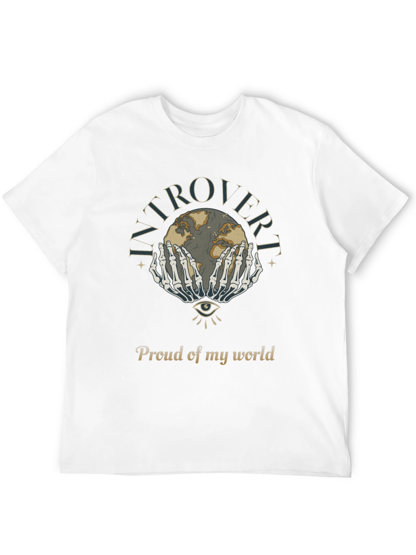 Introvert Proud World Graphic T-Shirt