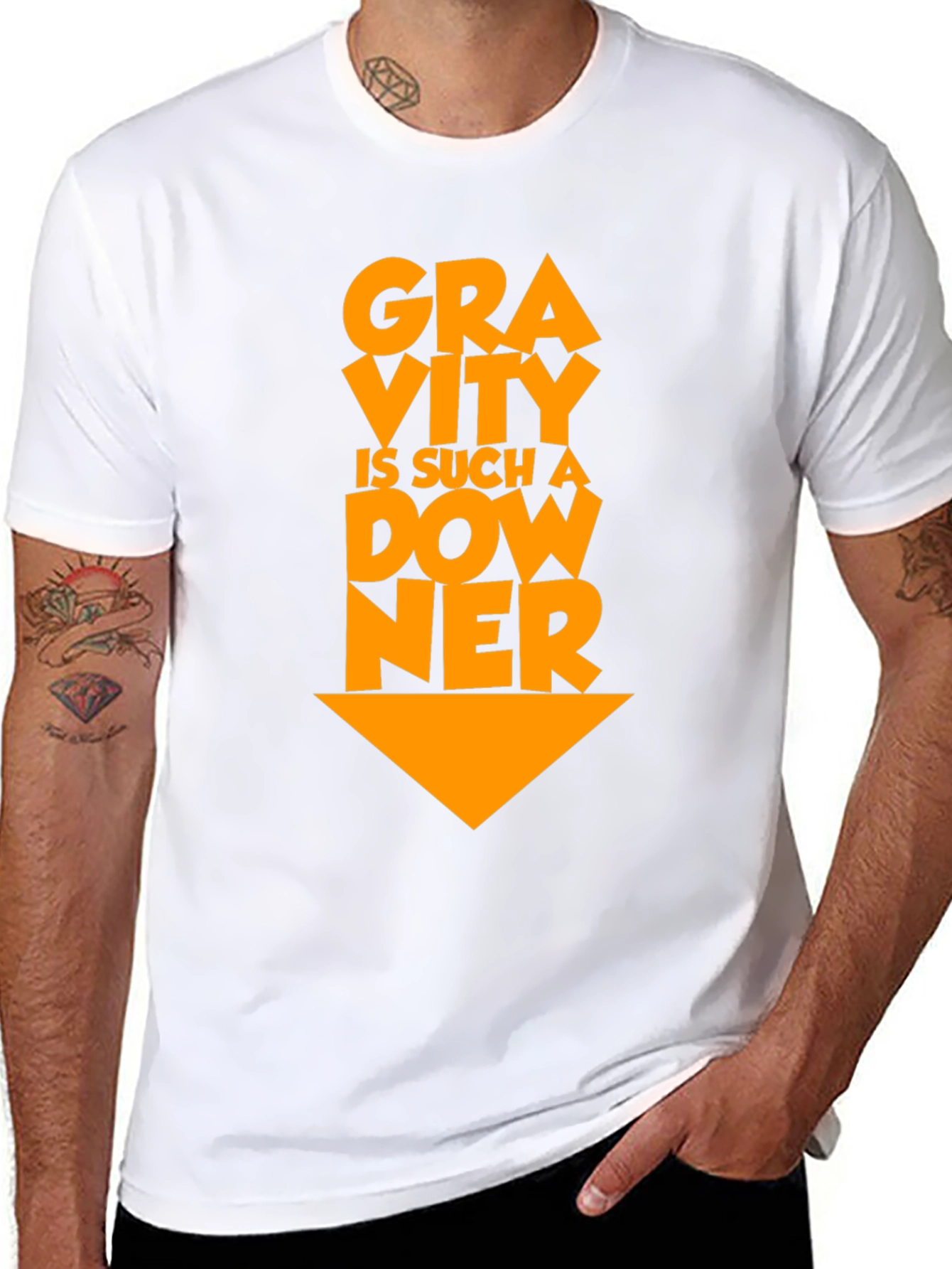 Gravity Is Such a Downer Funny T-Shirt