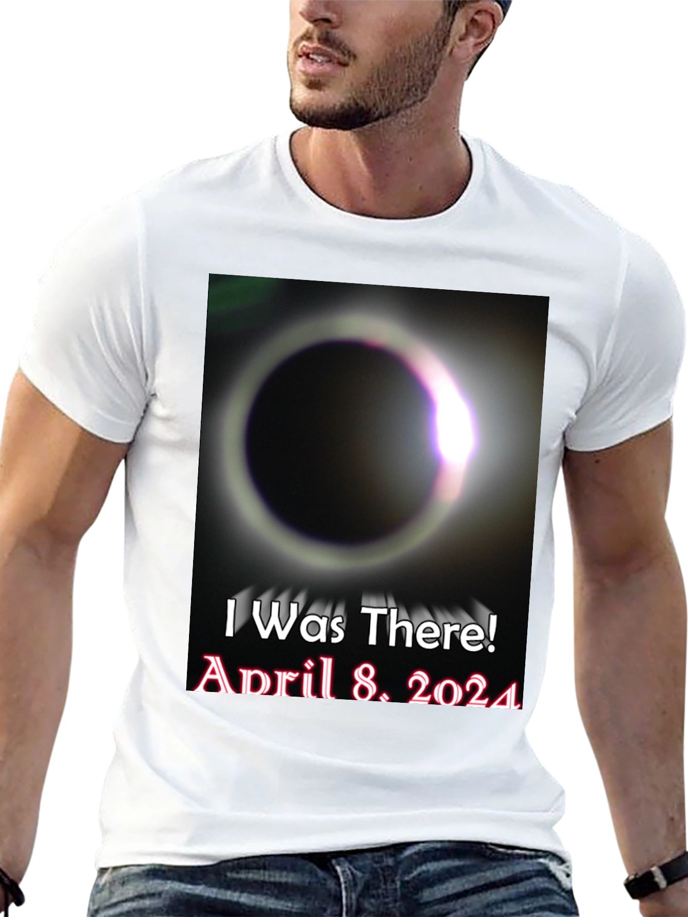 I Was There! April 8 2024 Solar Eclipse T-Shirt