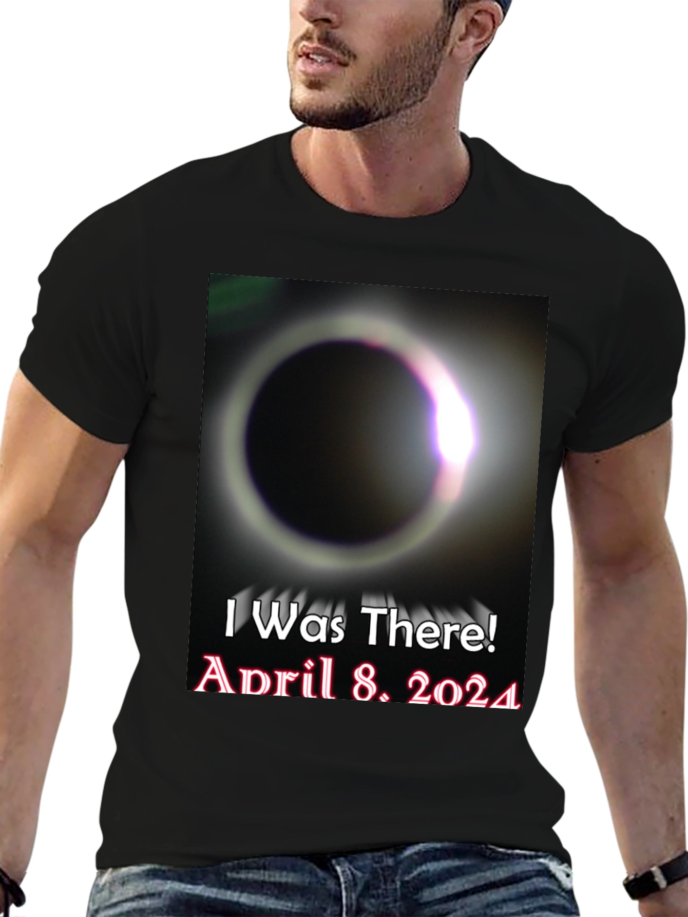 I Was There! April 8 2024 Solar Eclipse T-Shirt