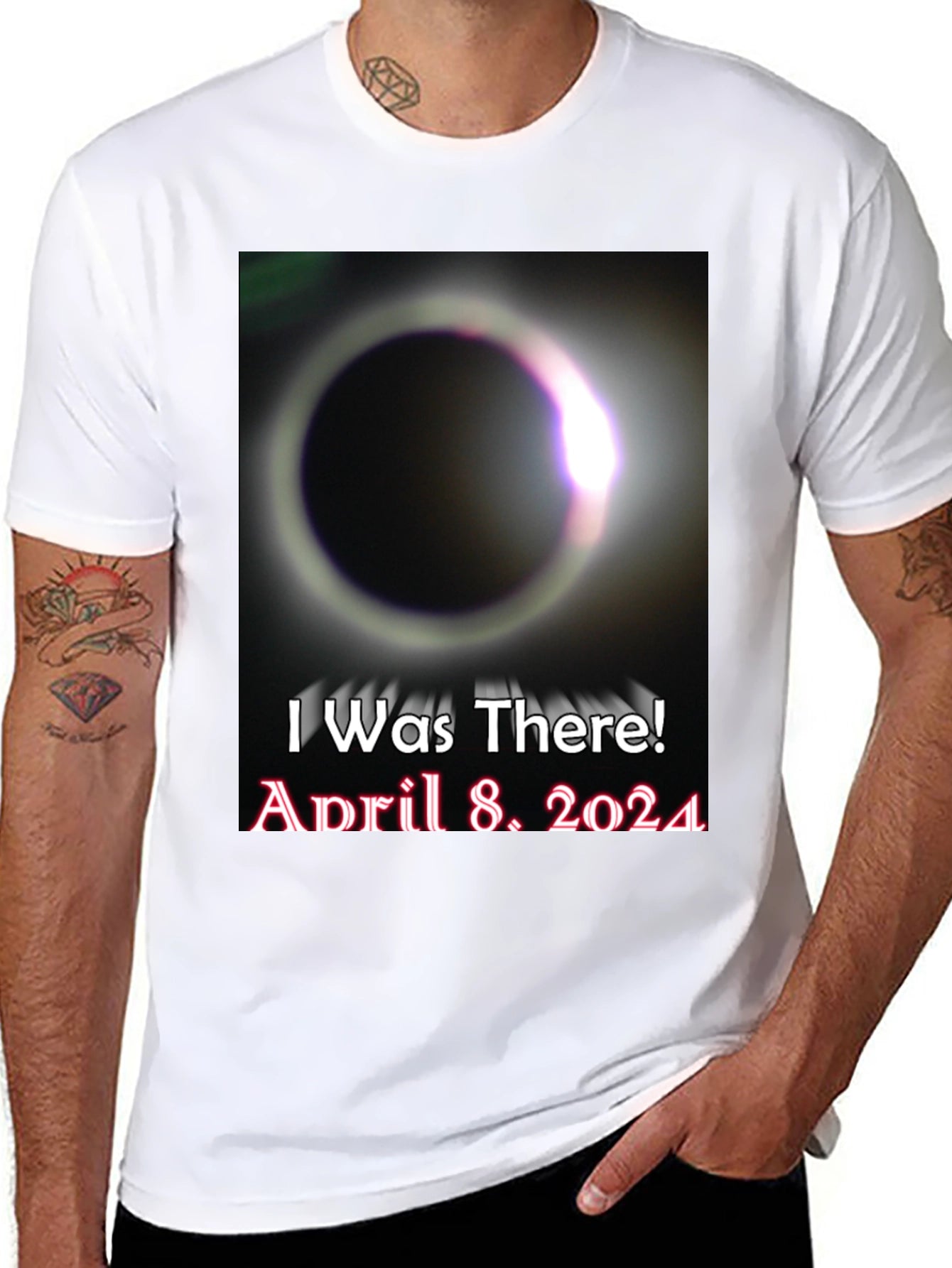 I Was There! April 8 2024 Solar Eclipse T-Shirt