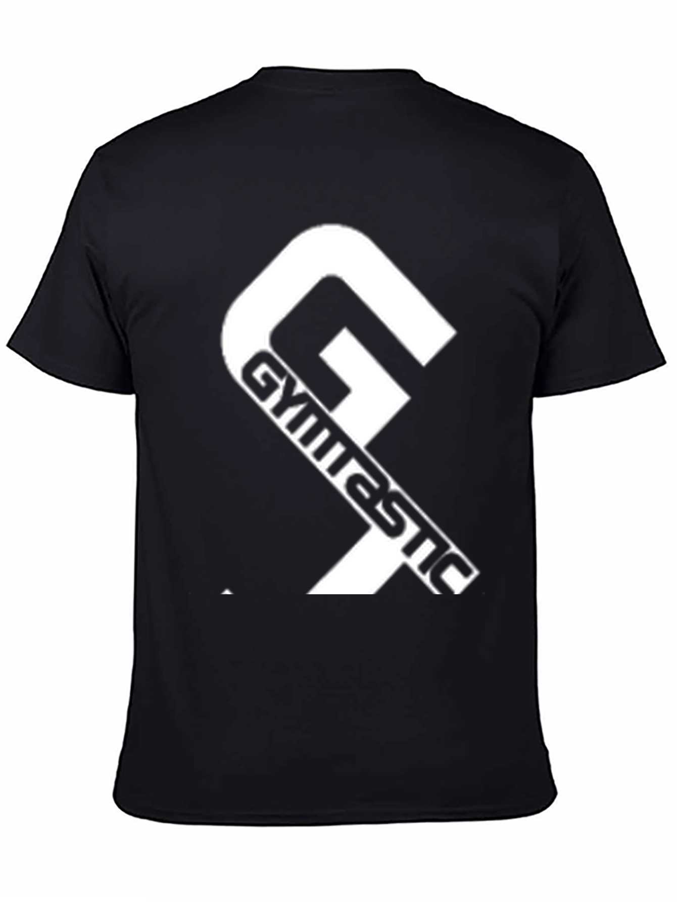 Gymnastic Graphic Tee - Black Cotton T-Shirt