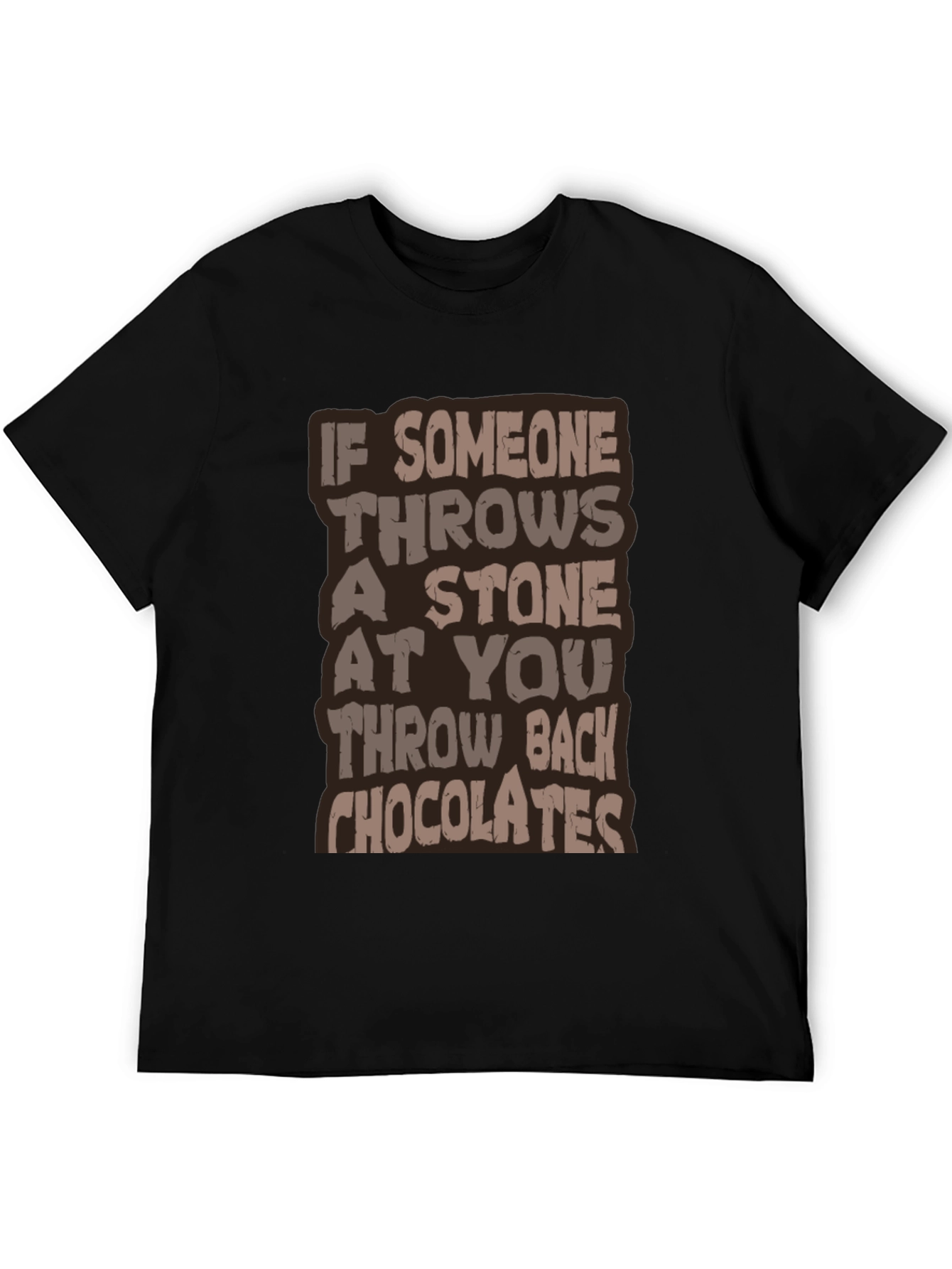 Humorous Throw Back Chocolates Graphic Tee