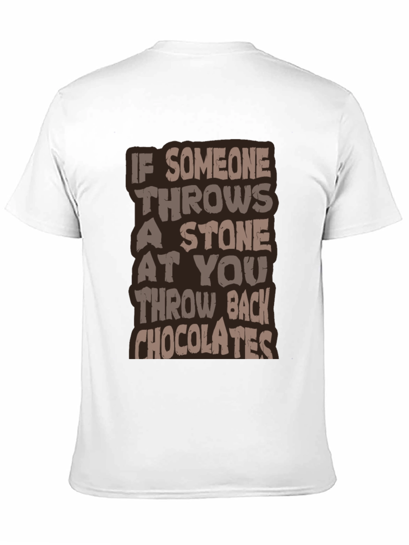 Humorous Throw Back Chocolates Graphic Tee