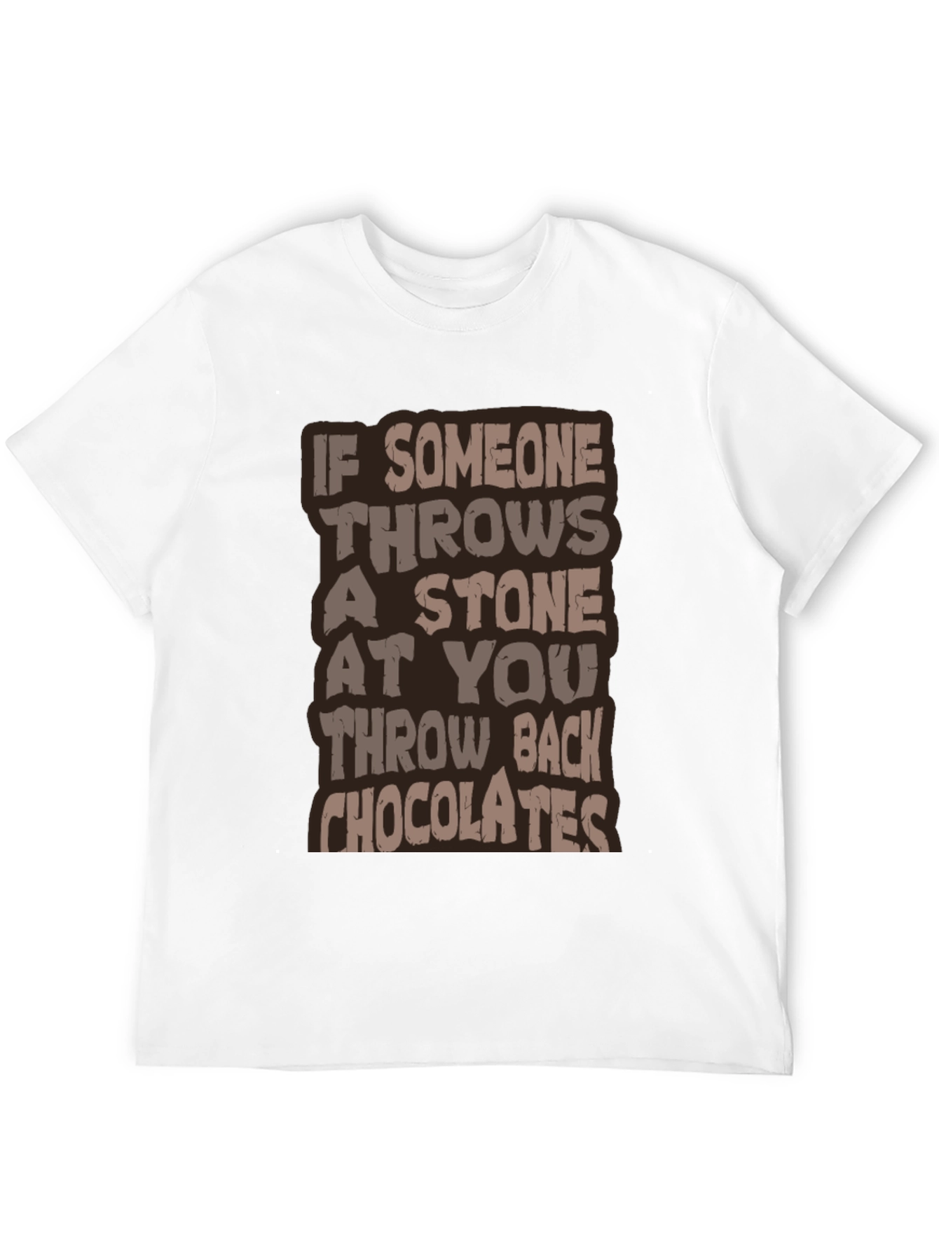 Humorous Throw Back Chocolates Graphic Tee