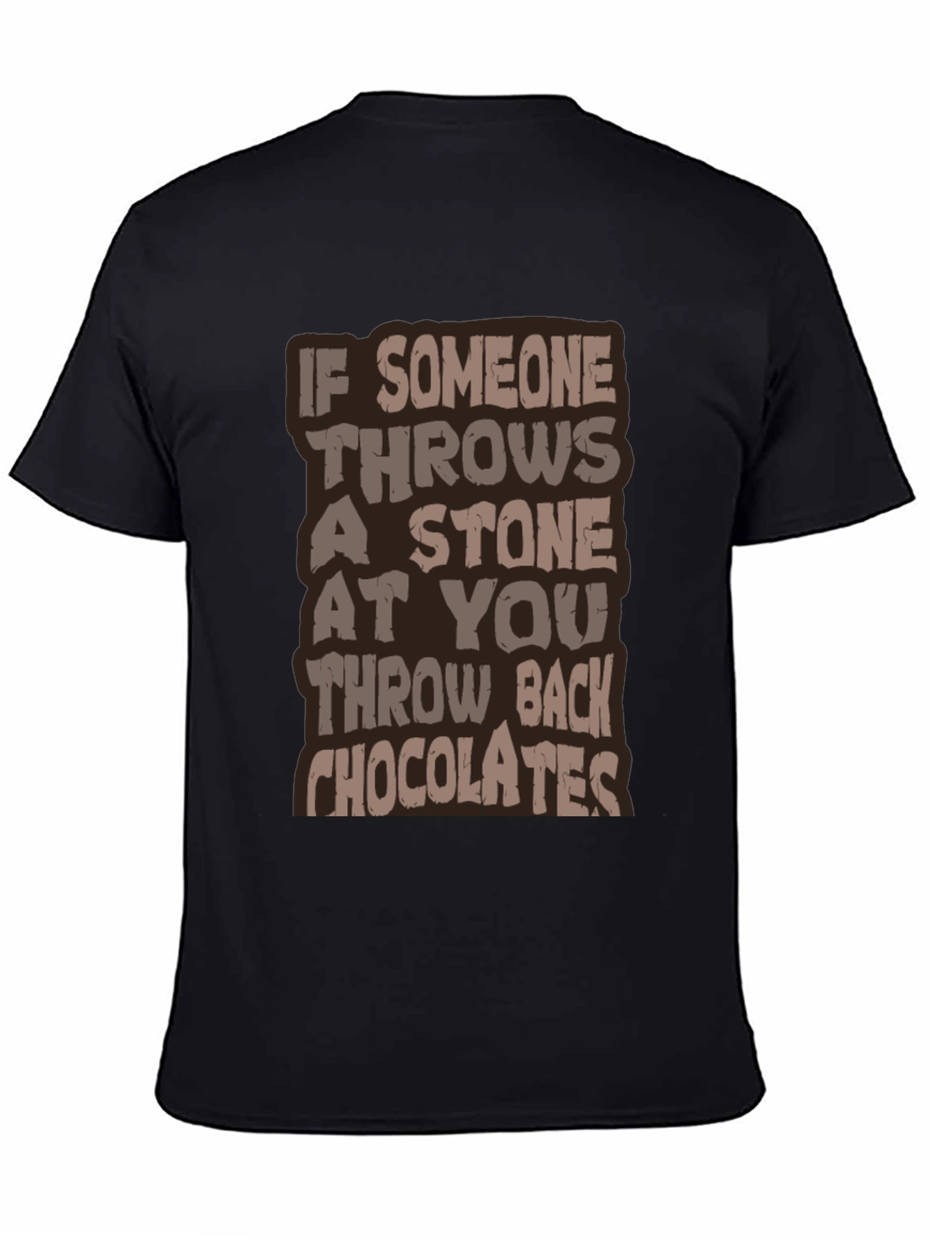Humorous Throw Back Chocolates Graphic Tee