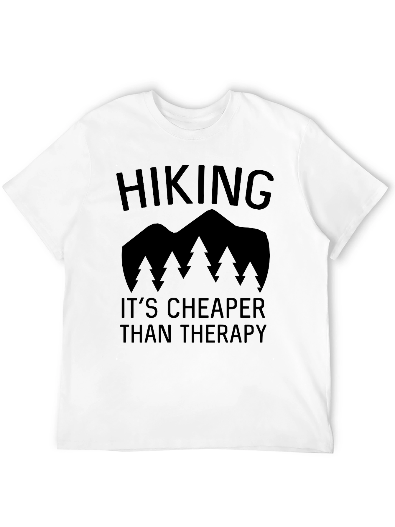Hiking Cheaper Than Therapy Graphic Tee