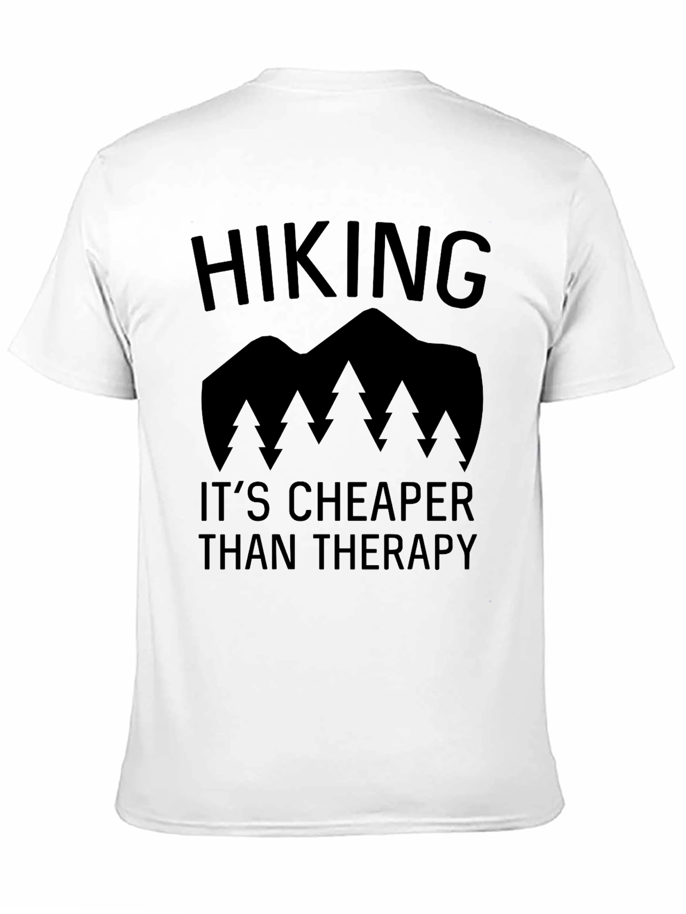 Hiking Cheaper Than Therapy Graphic Tee