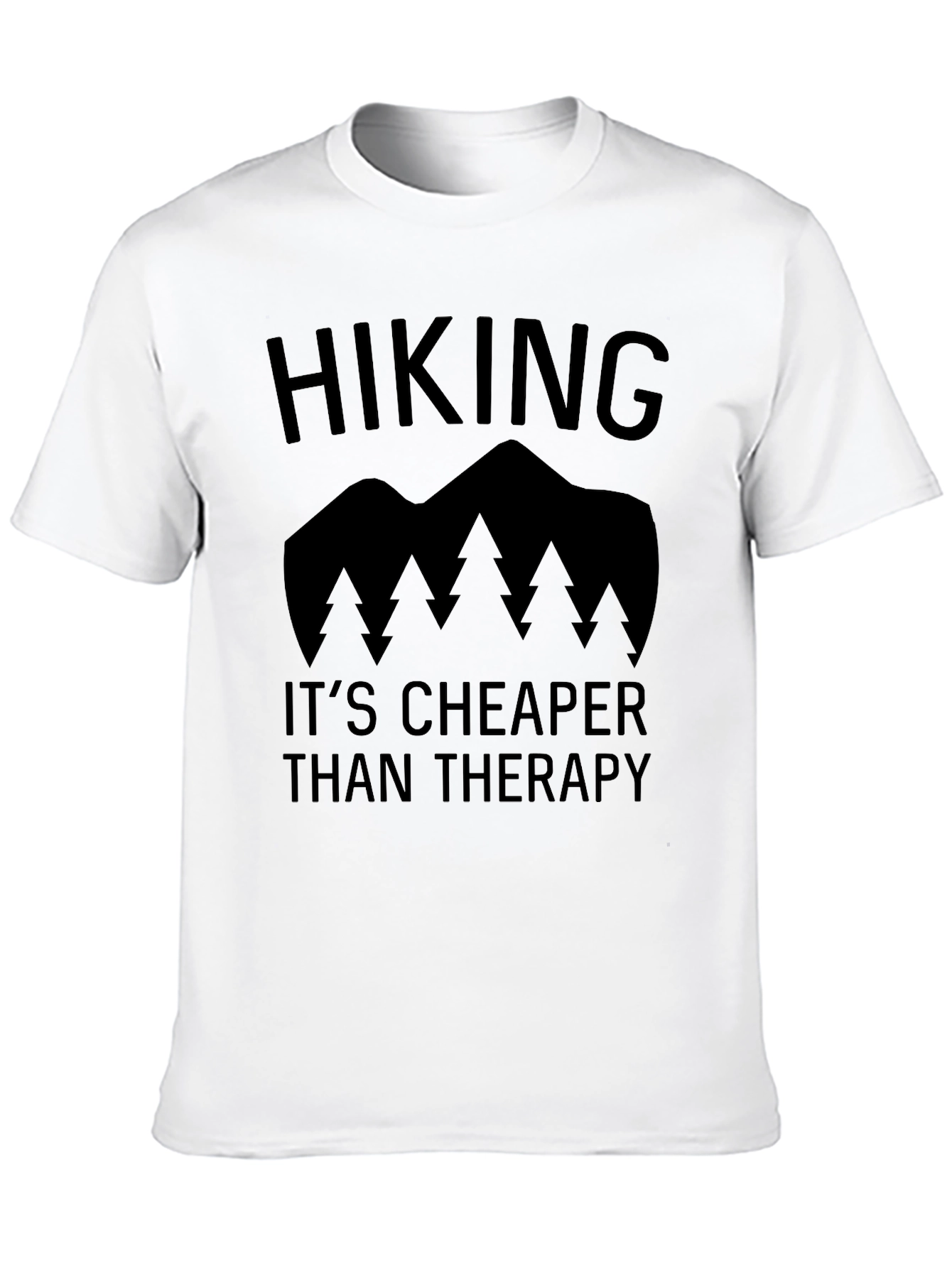 Hiking Cheaper Than Therapy Graphic Tee