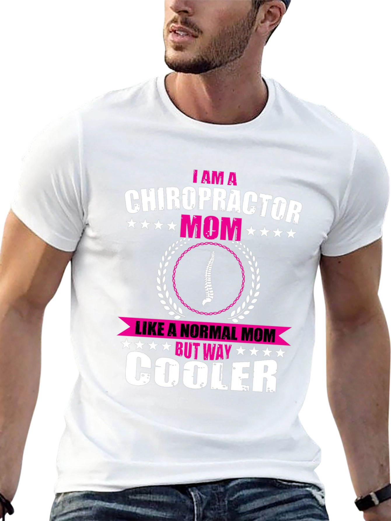 Chiropractor Mom Graphic T-Shirt - Cool Mom Tee