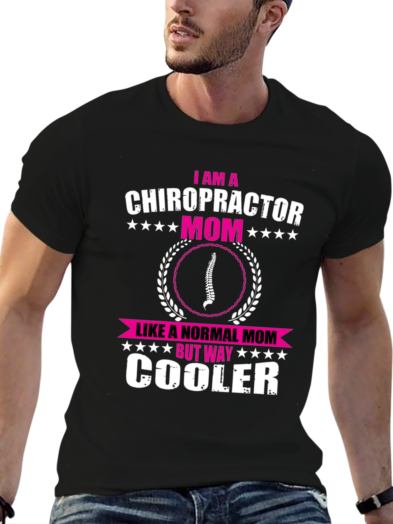 Chiropractor Mom Graphic T-Shirt - Cool Mom Tee