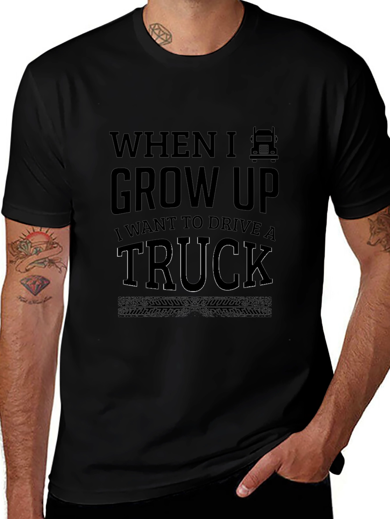 When I Grow Up Trucker T-Shirt