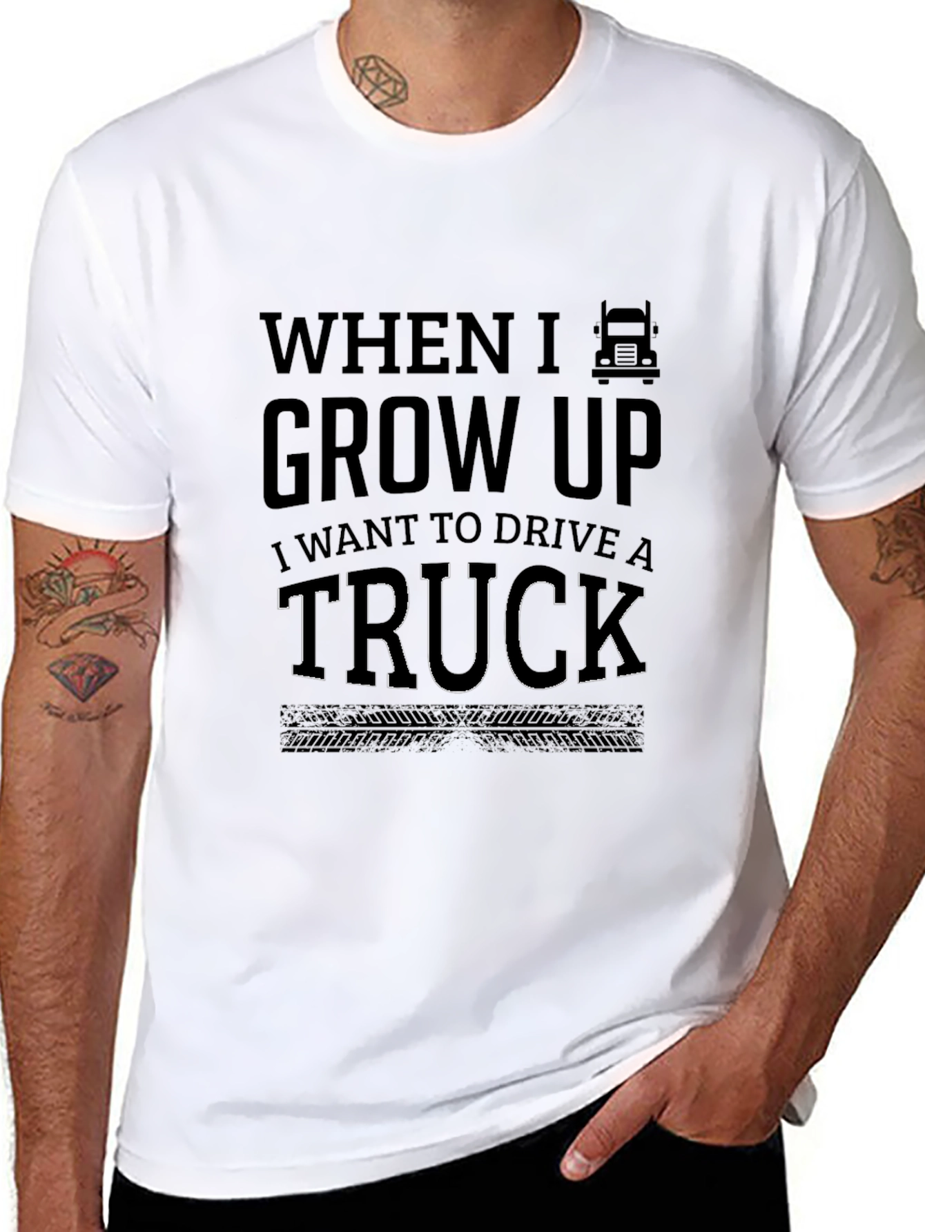 When I Grow Up Trucker T-Shirt