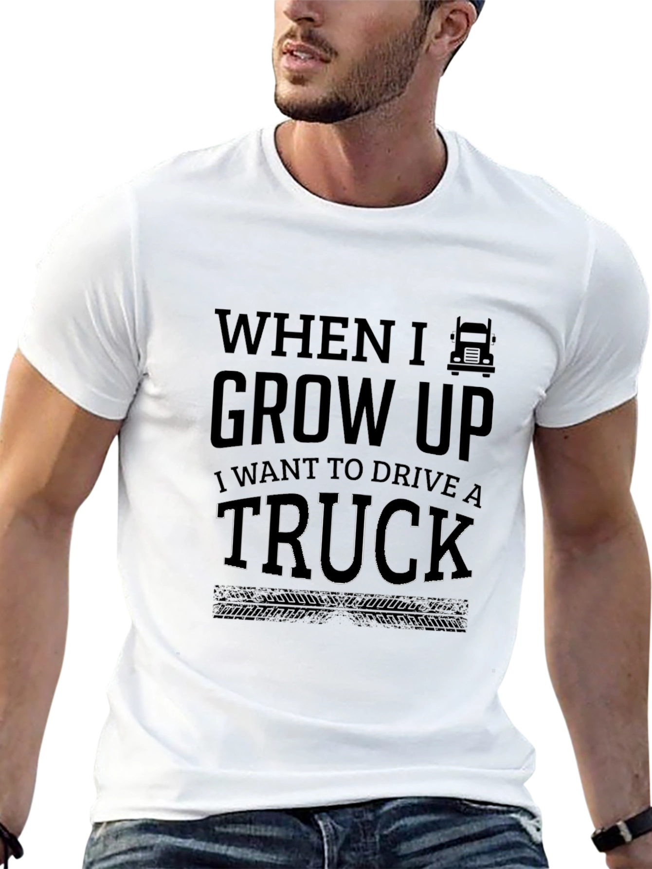 When I Grow Up Trucker T-Shirt